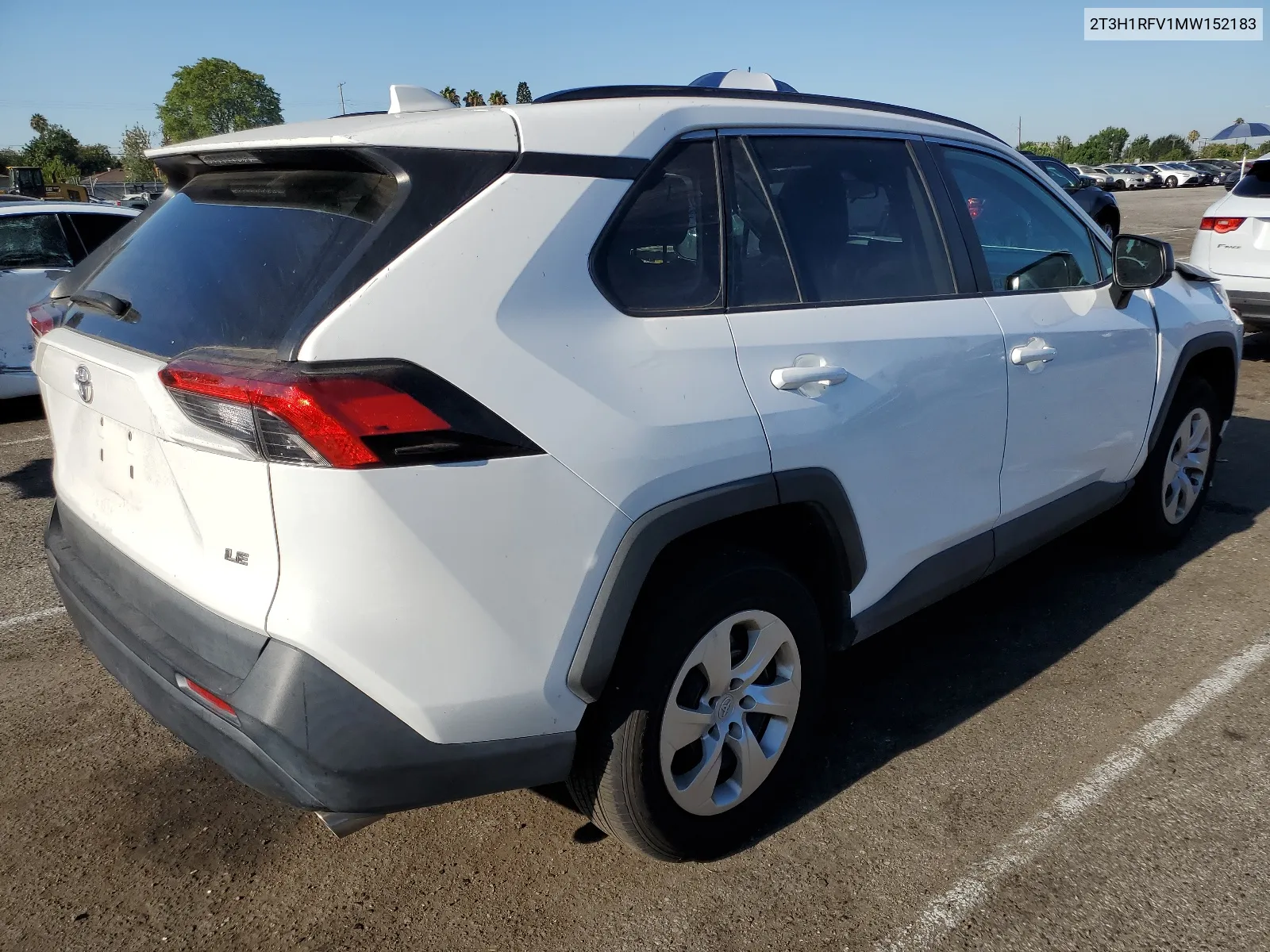 2021 Toyota Rav4 Le VIN: 2T3H1RFV1MW152183 Lot: 64896364