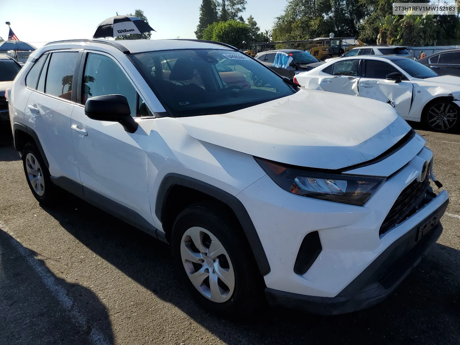 2021 Toyota Rav4 Le VIN: 2T3H1RFV1MW152183 Lot: 64896364