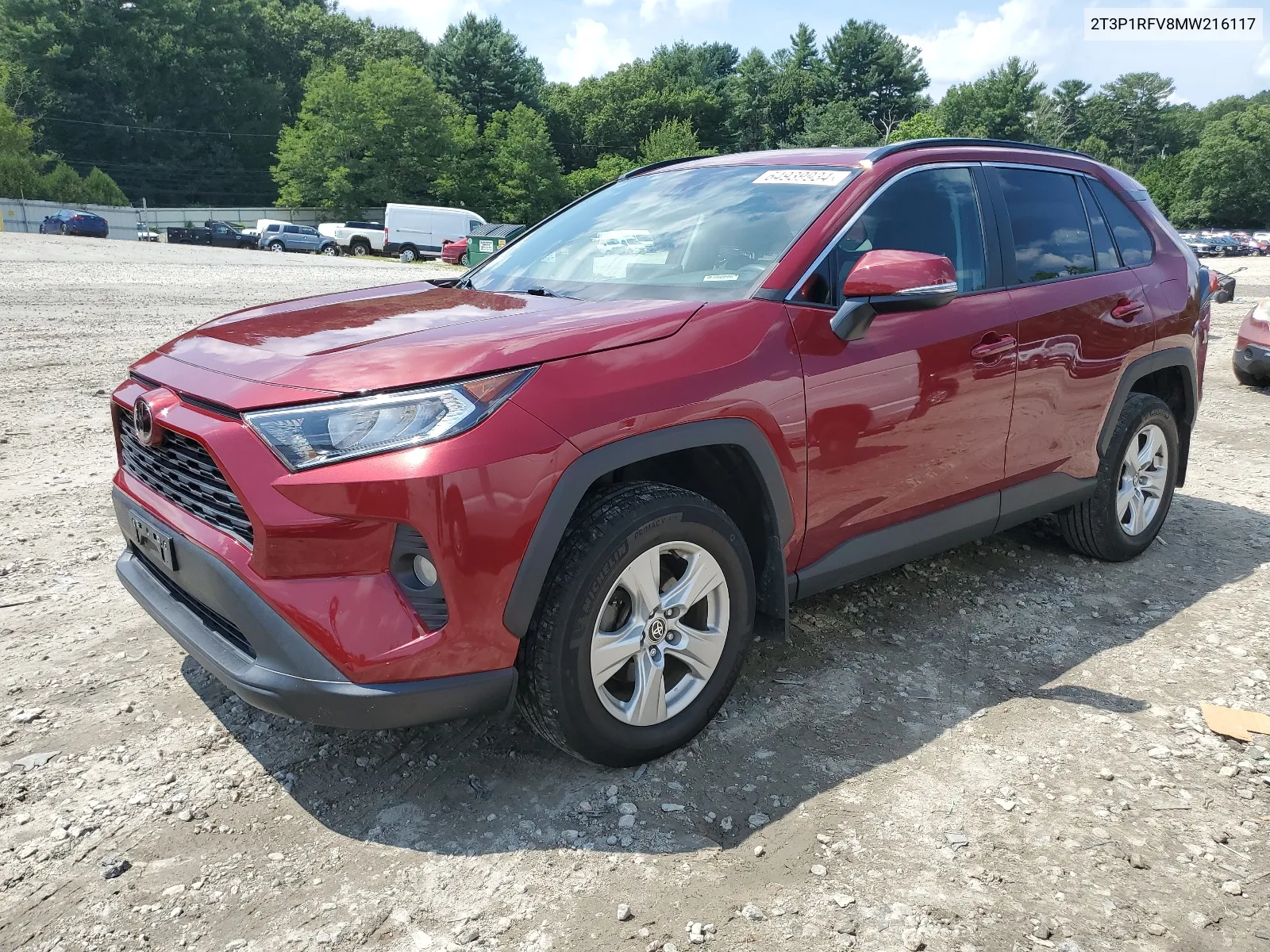 2021 Toyota Rav4 Xle VIN: 2T3P1RFV8MW216117 Lot: 64939934