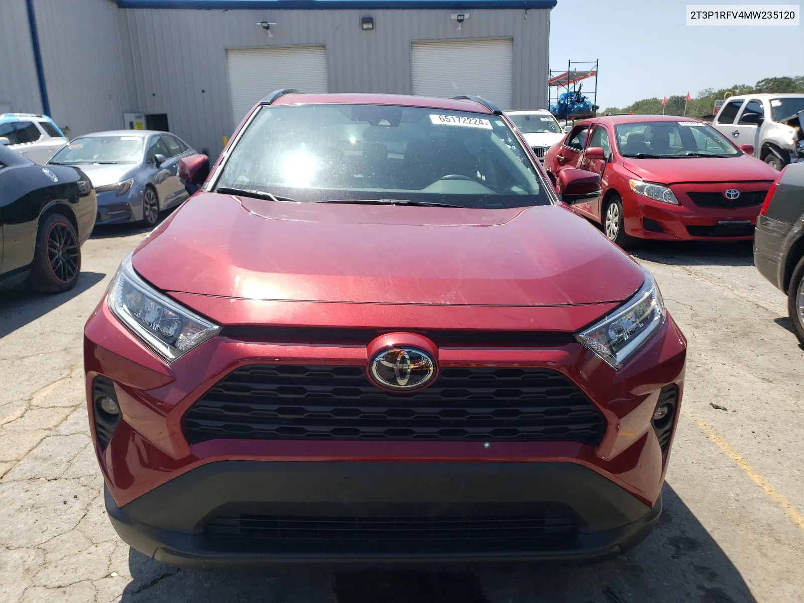 2T3P1RFV4MW235120 2021 Toyota Rav4 Xle