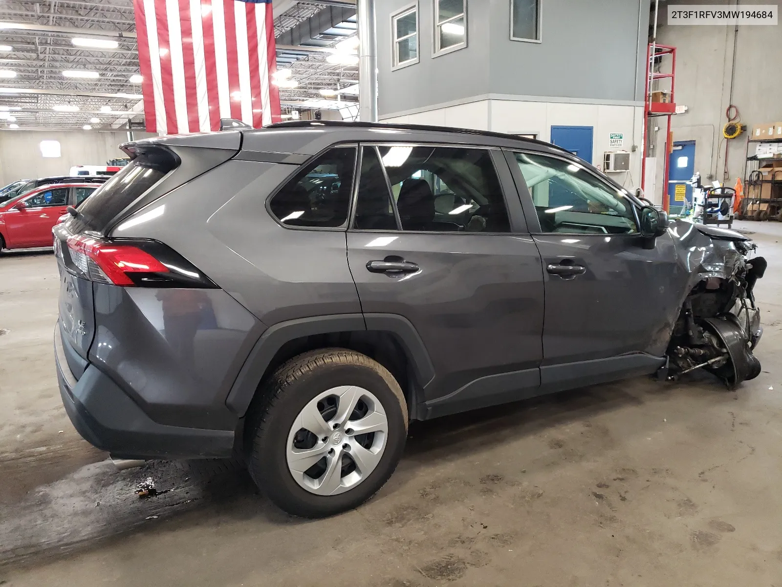 2021 Toyota Rav4 Le VIN: 2T3F1RFV3MW194684 Lot: 65425434