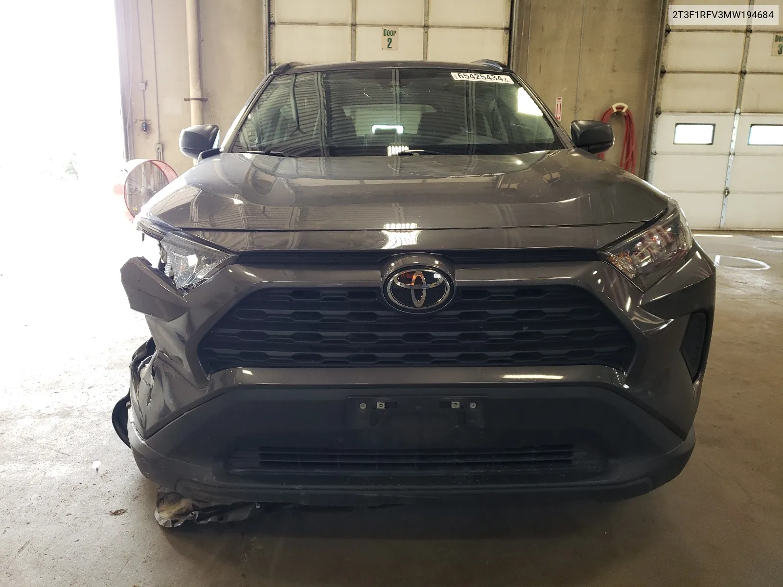 2021 Toyota Rav4 Le VIN: 2T3F1RFV3MW194684 Lot: 65425434