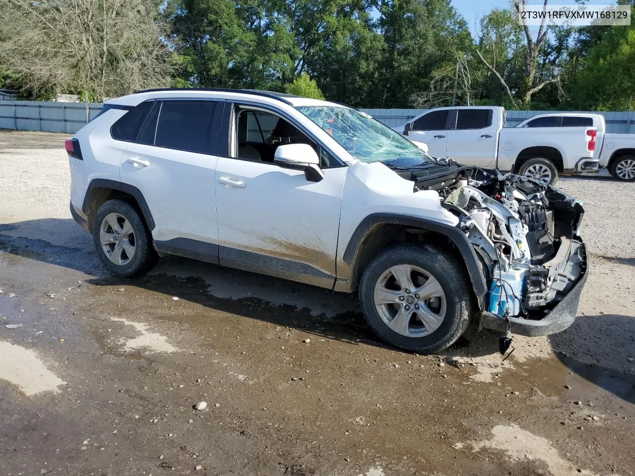 2T3W1RFVXMW168129 2021 Toyota Rav4 Xle