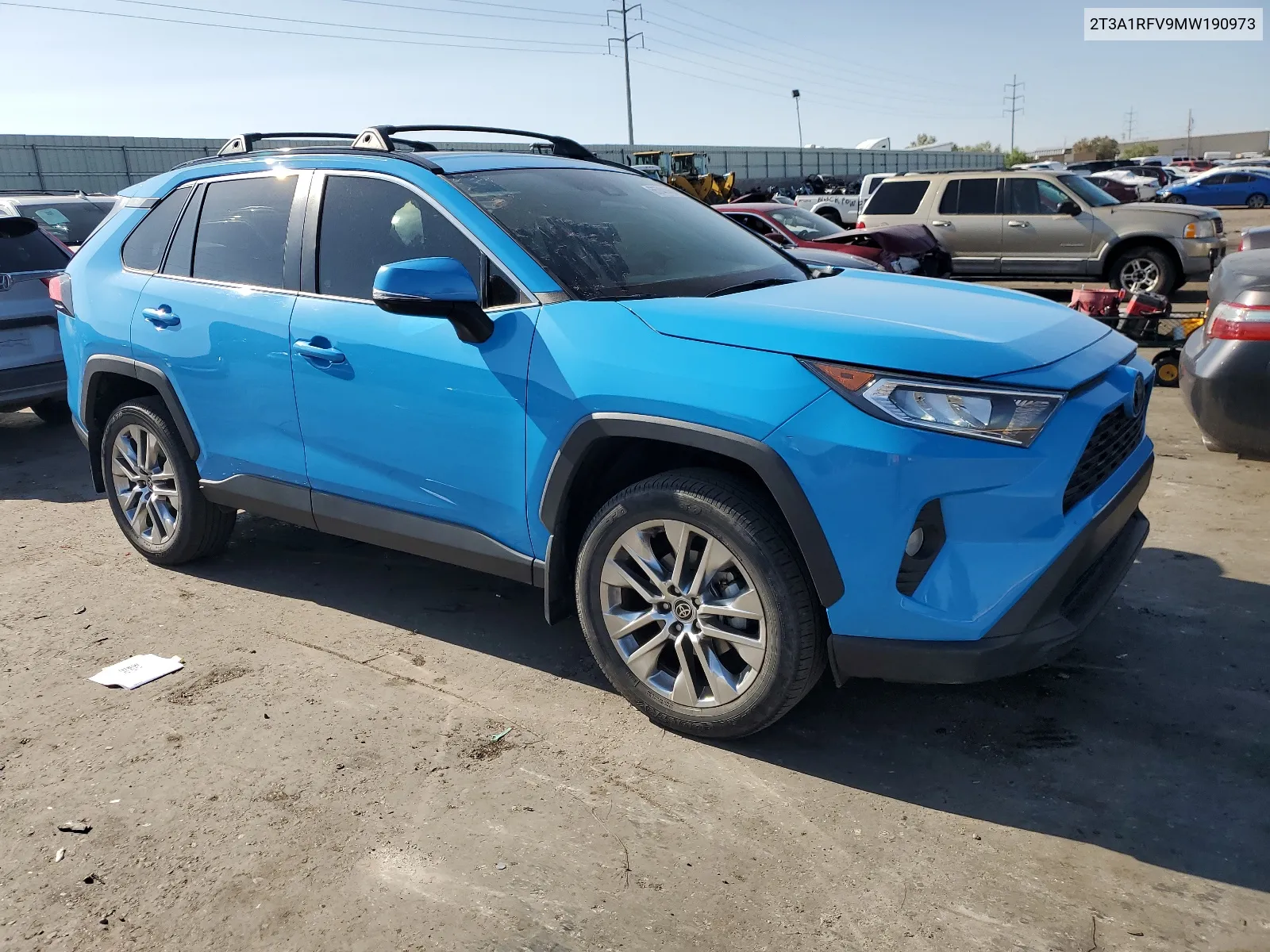 2021 Toyota Rav4 Xle Premium VIN: 2T3A1RFV9MW190973 Lot: 65741464