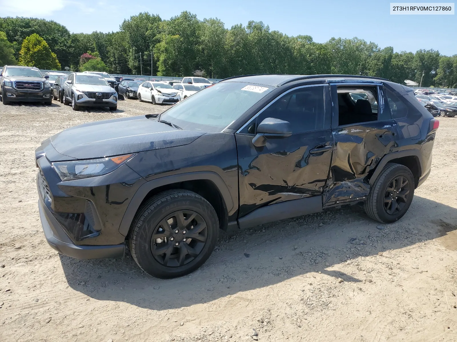 2T3H1RFV0MC127860 2021 Toyota Rav4 Le