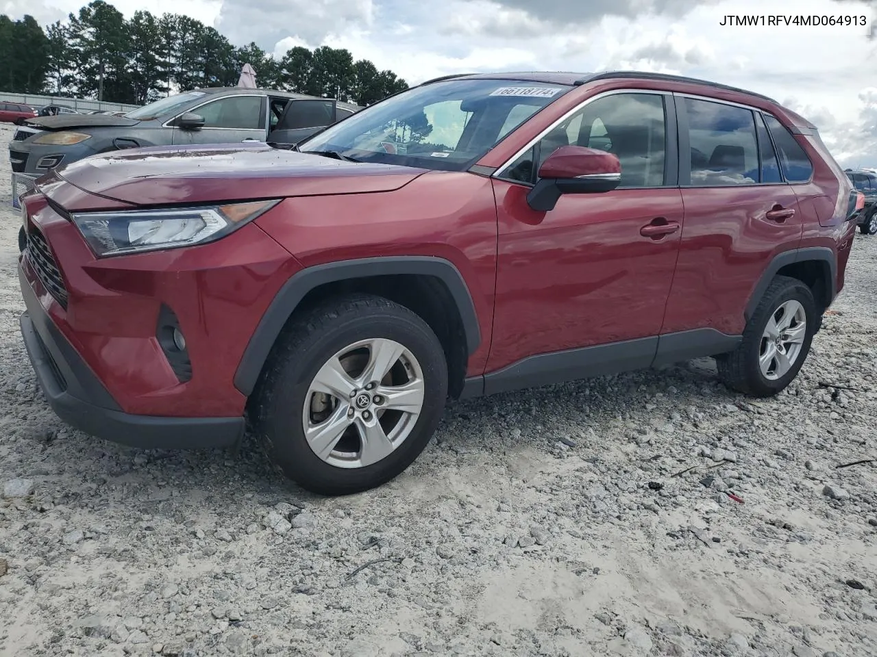 JTMW1RFV4MD064913 2021 Toyota Rav4 Xle