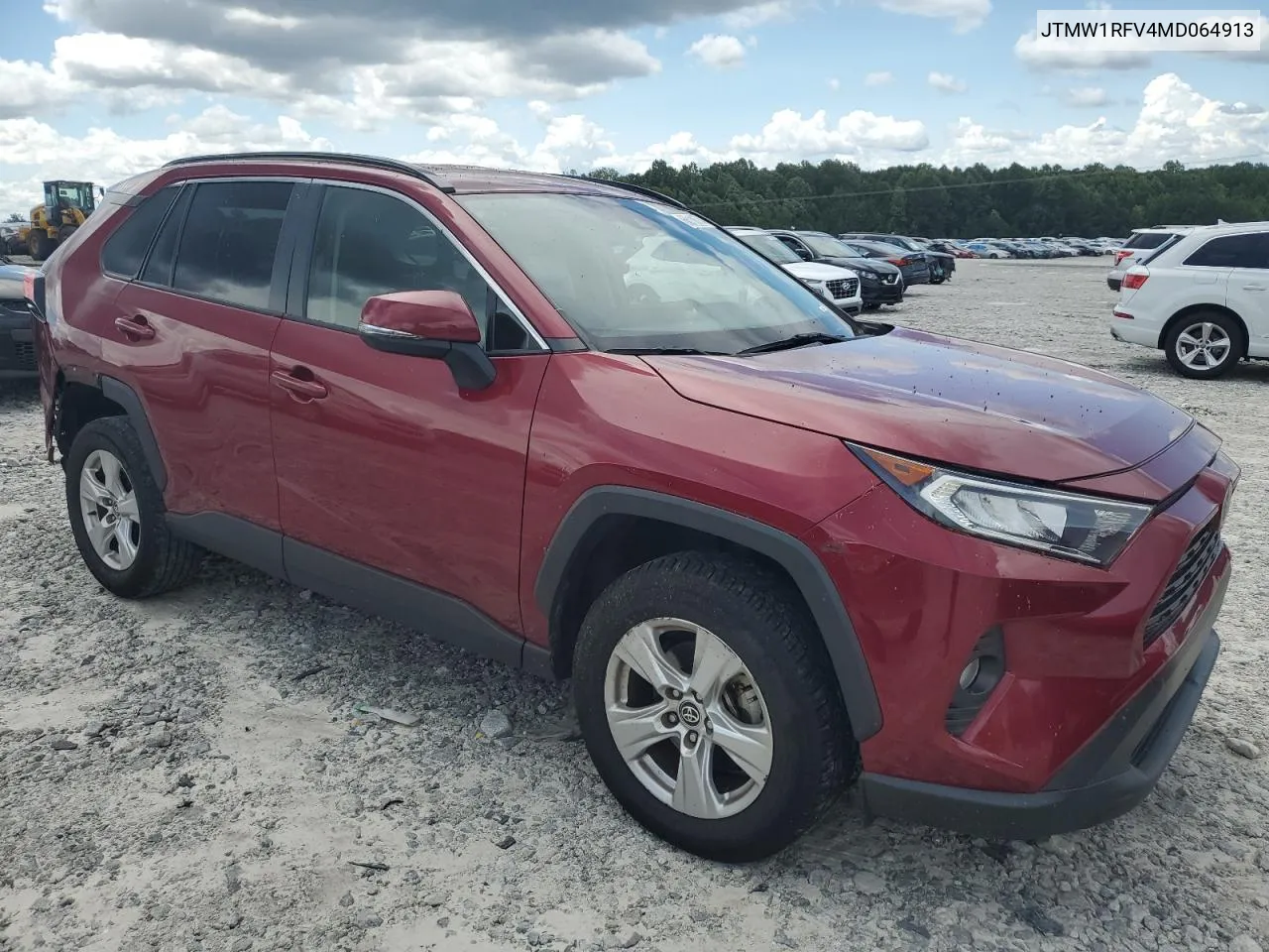 JTMW1RFV4MD064913 2021 Toyota Rav4 Xle