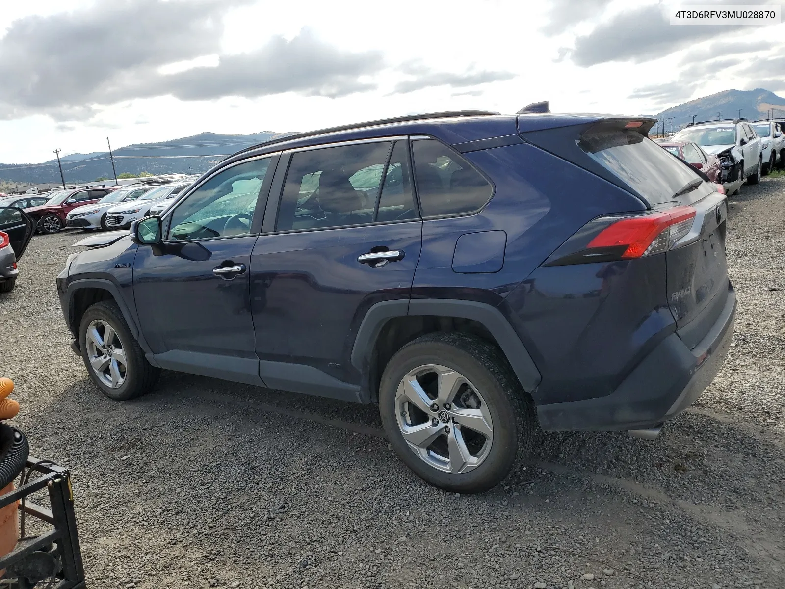 2021 Toyota Rav4 Limited VIN: 4T3D6RFV3MU028870 Lot: 66136794