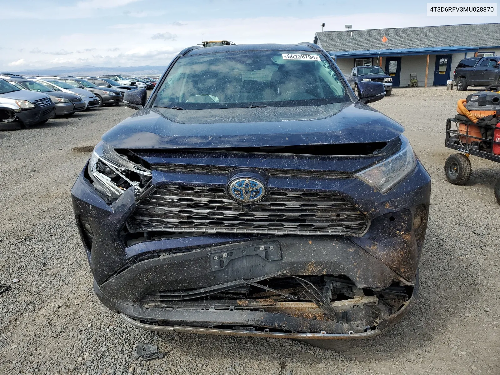 2021 Toyota Rav4 Limited VIN: 4T3D6RFV3MU028870 Lot: 66136794