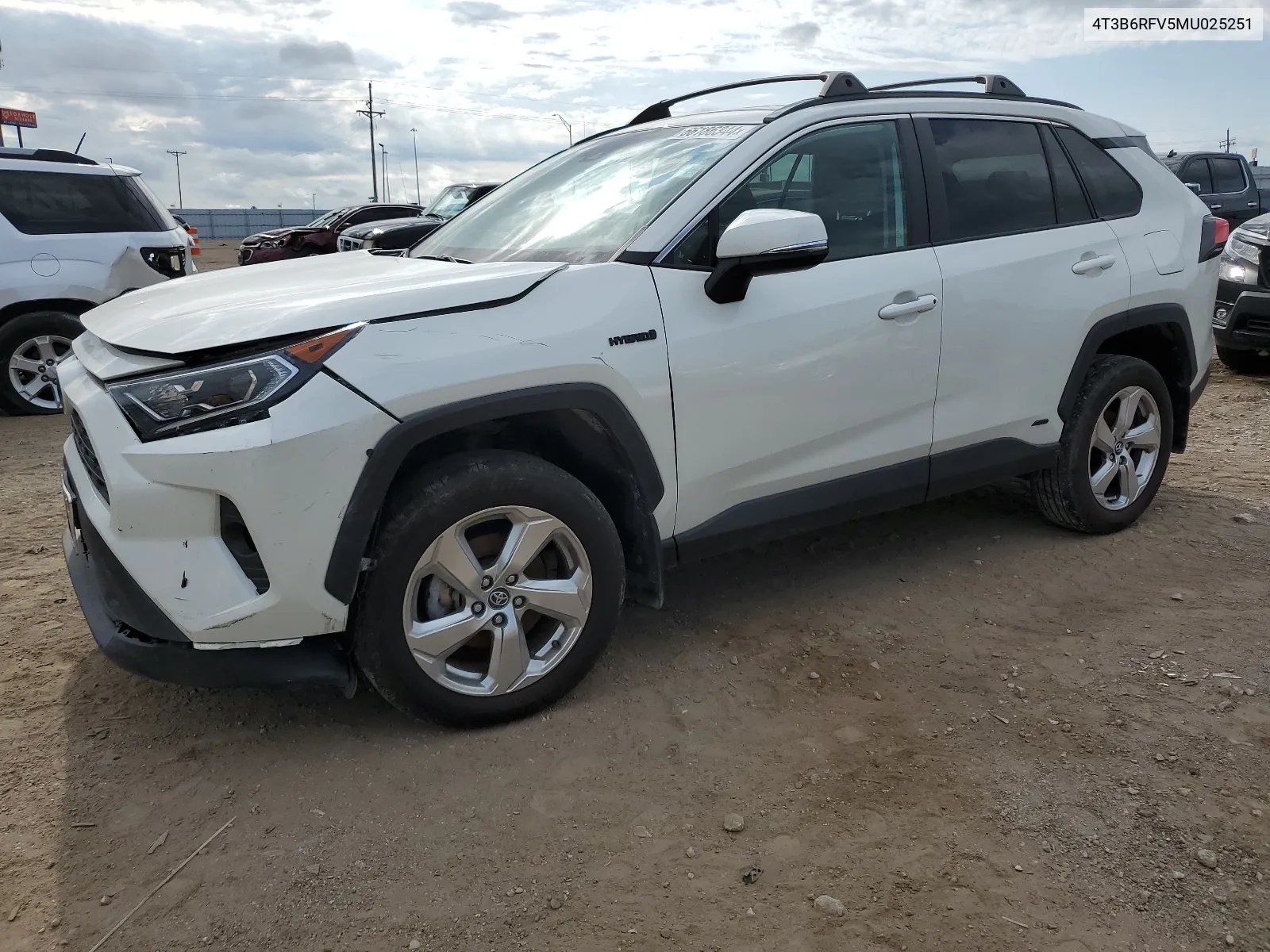 2021 Toyota Rav4 Xle Premium VIN: 4T3B6RFV5MU025251 Lot: 66186344