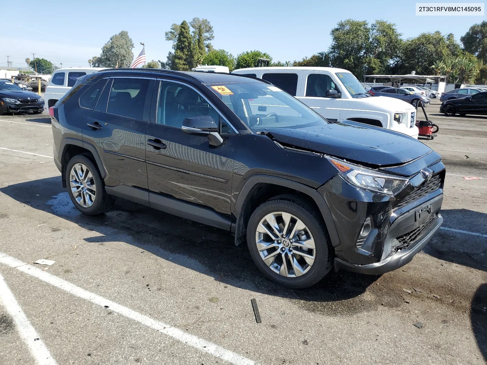 2021 Toyota Rav4 Xle Premium VIN: 2T3C1RFV8MC145095 Lot: 66217514