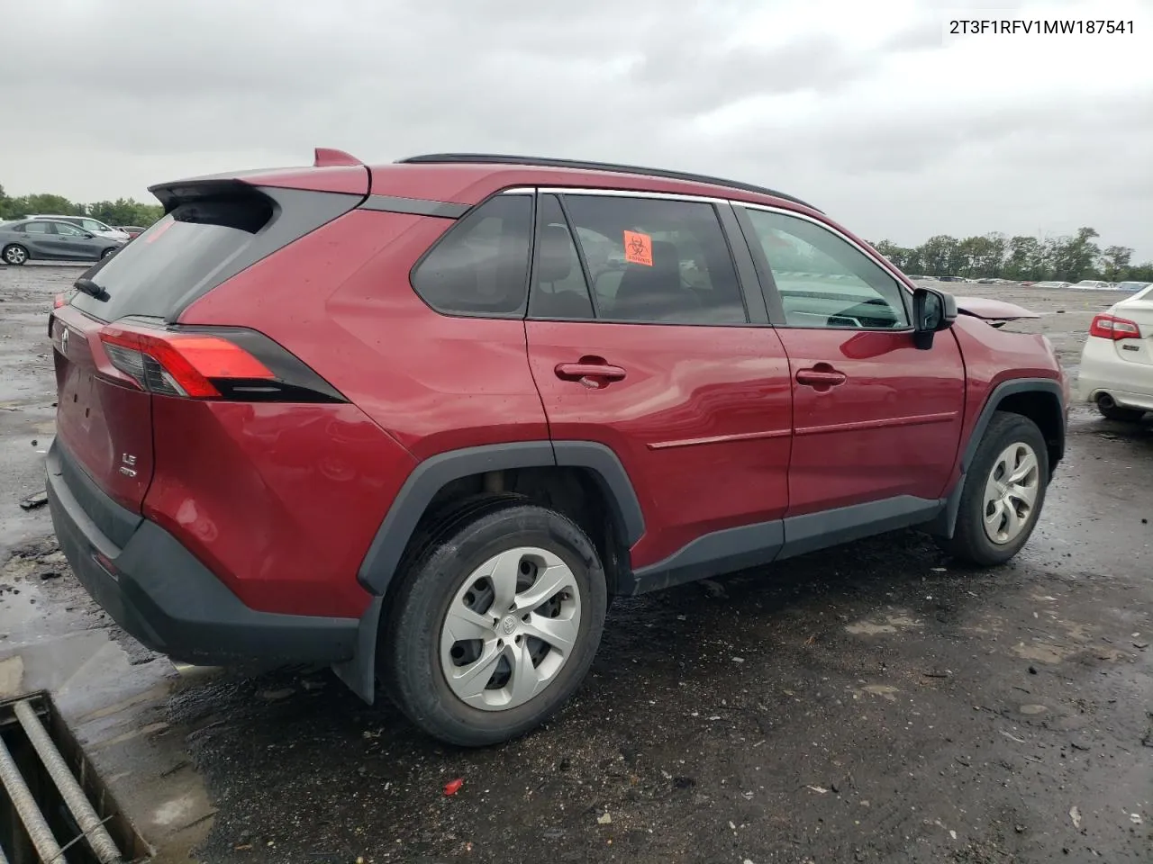 2021 Toyota Rav4 Le VIN: 2T3F1RFV1MW187541 Lot: 66224604