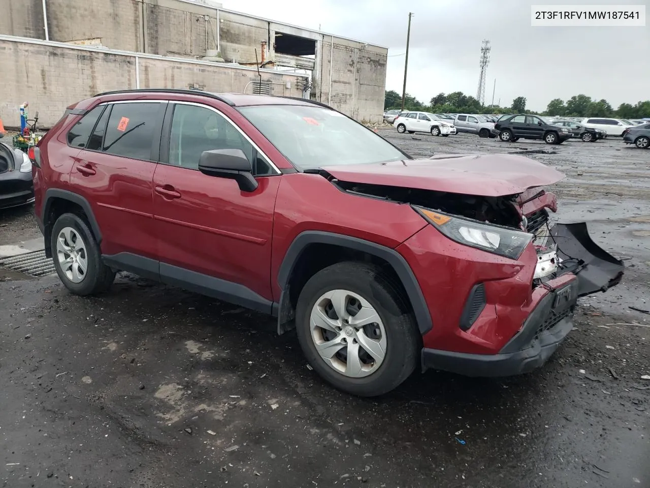 2021 Toyota Rav4 Le VIN: 2T3F1RFV1MW187541 Lot: 66224604