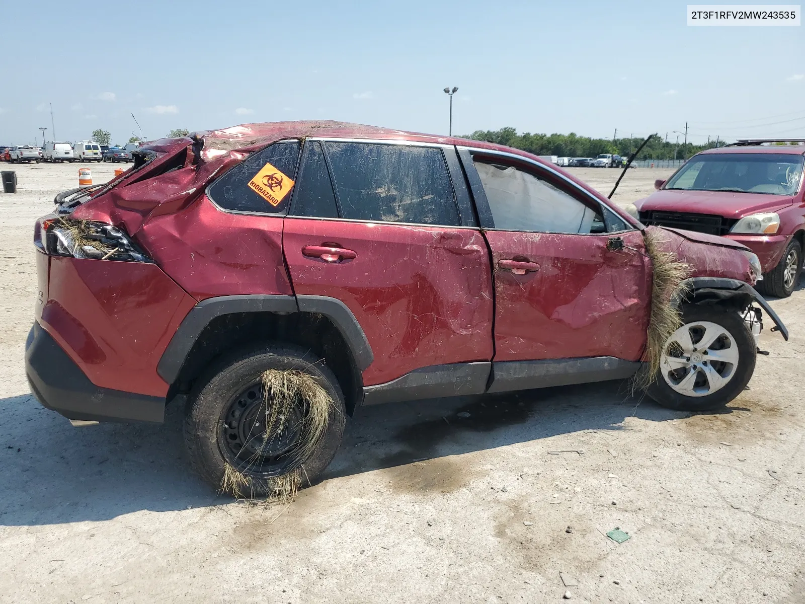 2021 Toyota Rav4 Le VIN: 2T3F1RFV2MW243535 Lot: 66240054