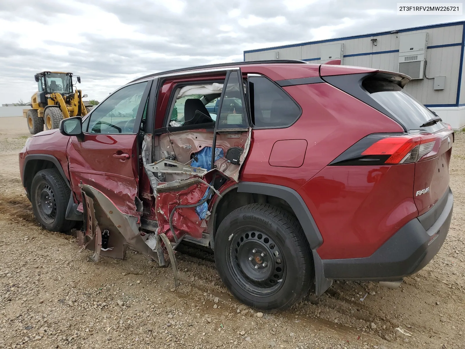 2T3F1RFV2MW226721 2021 Toyota Rav4 Le