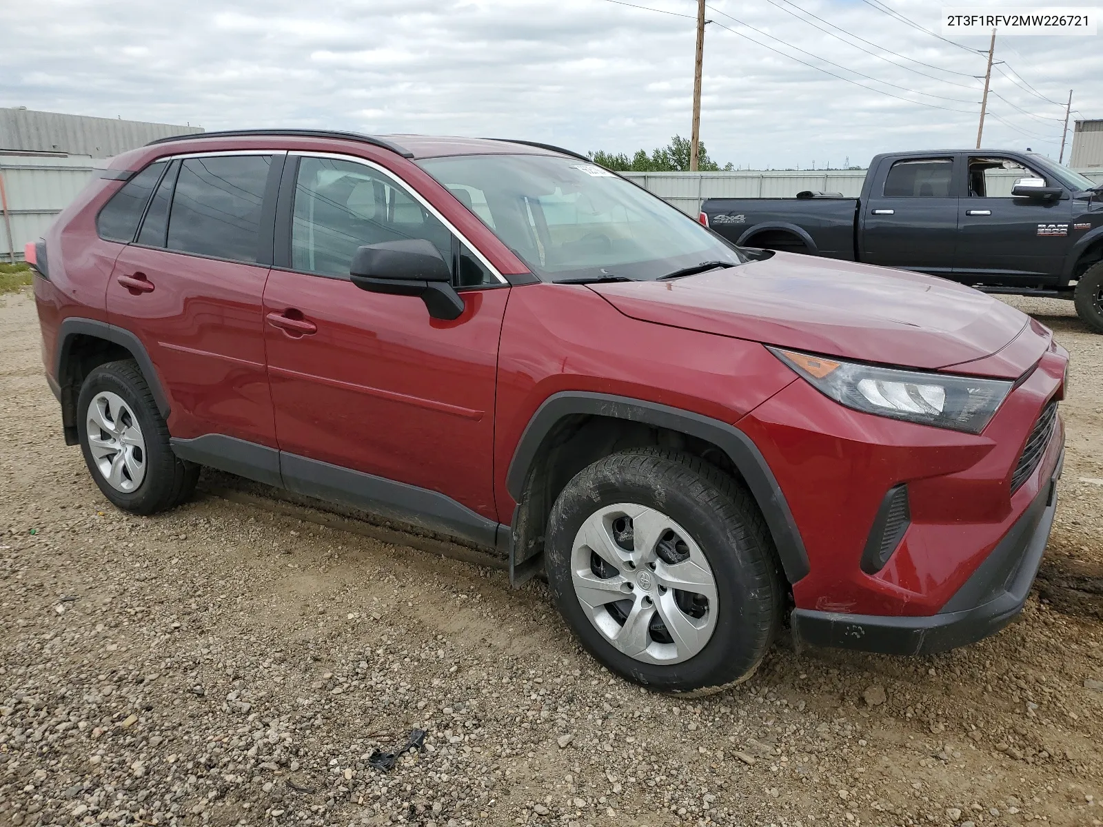 2021 Toyota Rav4 Le VIN: 2T3F1RFV2MW226721 Lot: 66251864