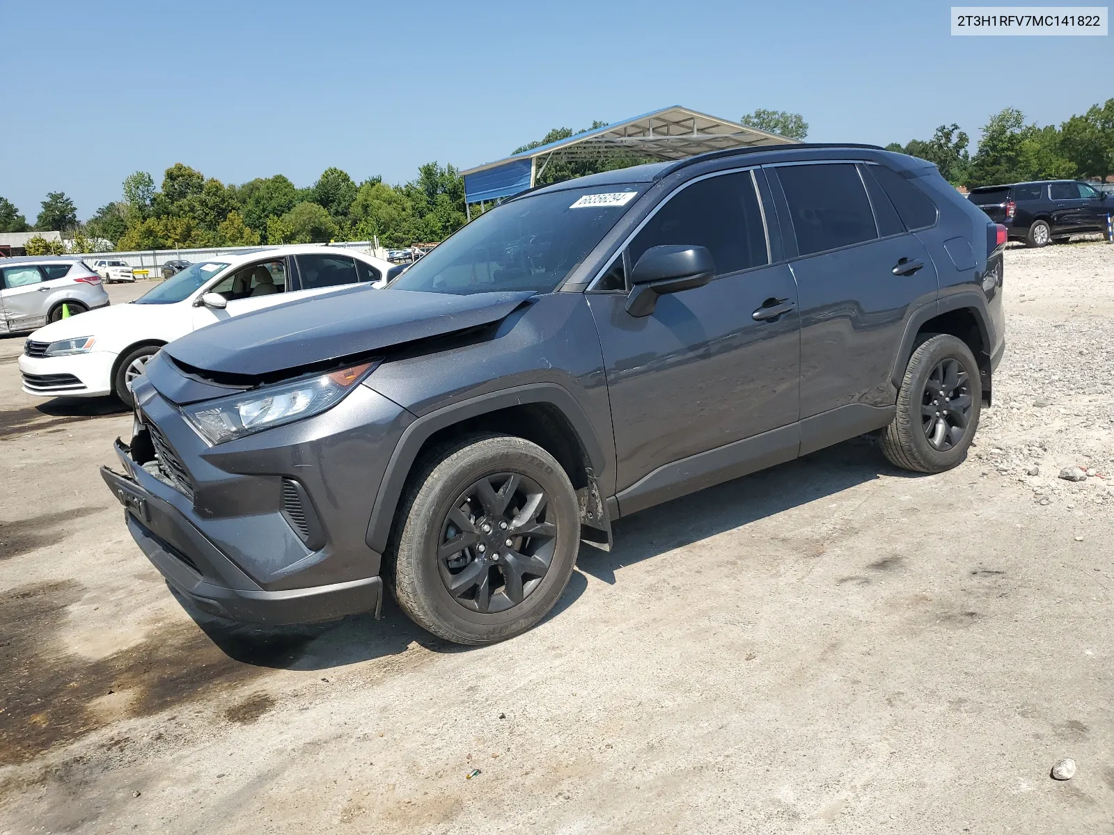 2021 Toyota Rav4 Le VIN: 2T3H1RFV7MC141822 Lot: 66356294