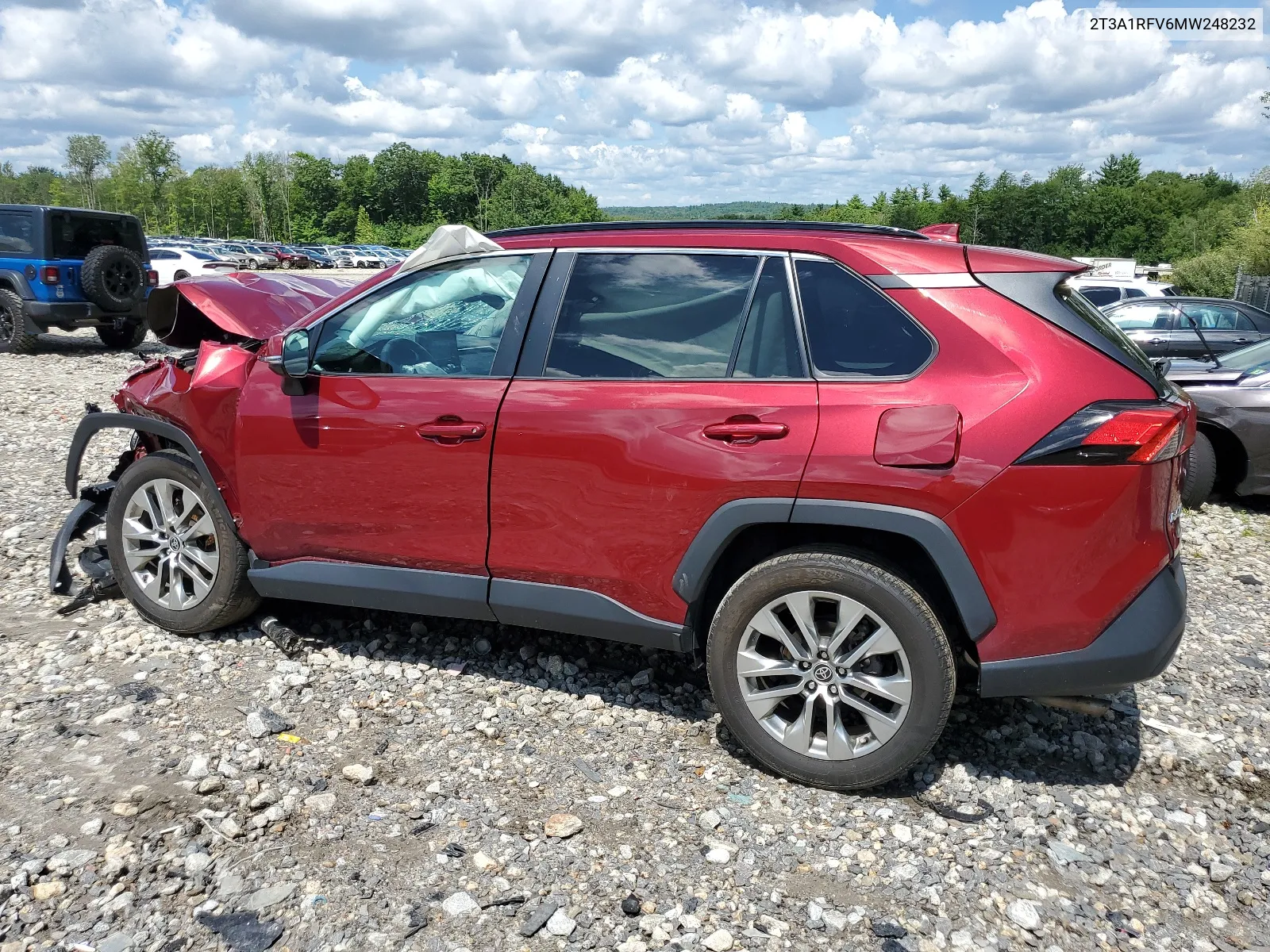 2021 Toyota Rav4 Xle Premium VIN: 2T3A1RFV6MW248232 Lot: 66371334