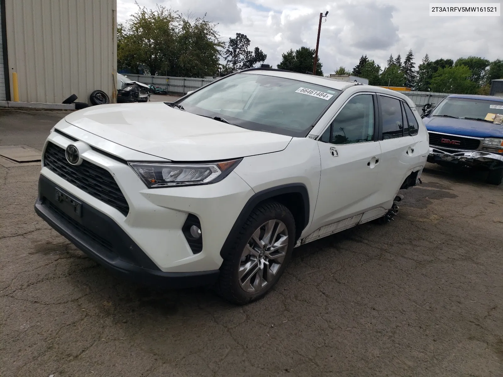 2021 Toyota Rav4 Xle Premium VIN: 2T3A1RFV5MW161521 Lot: 66461484