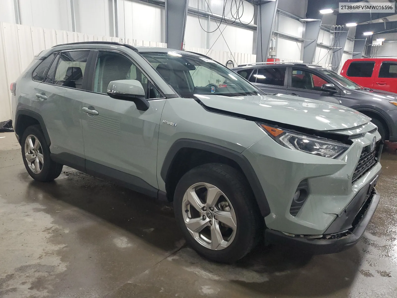 2021 Toyota Rav4 Xle Premium VIN: 2T3B6RFV5MW016596 Lot: 66493144