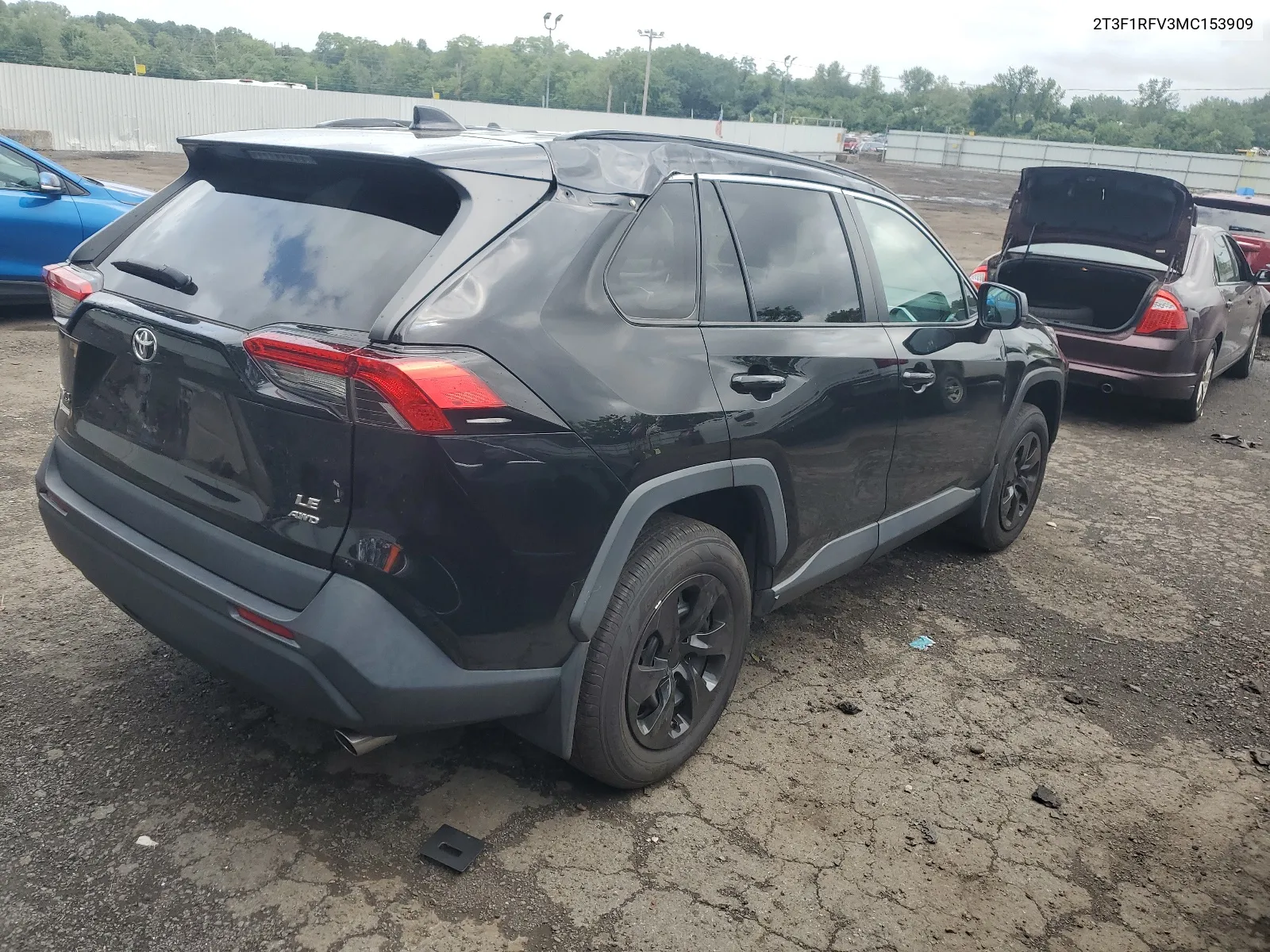 2021 Toyota Rav4 Le VIN: 2T3F1RFV3MC153909 Lot: 66530944