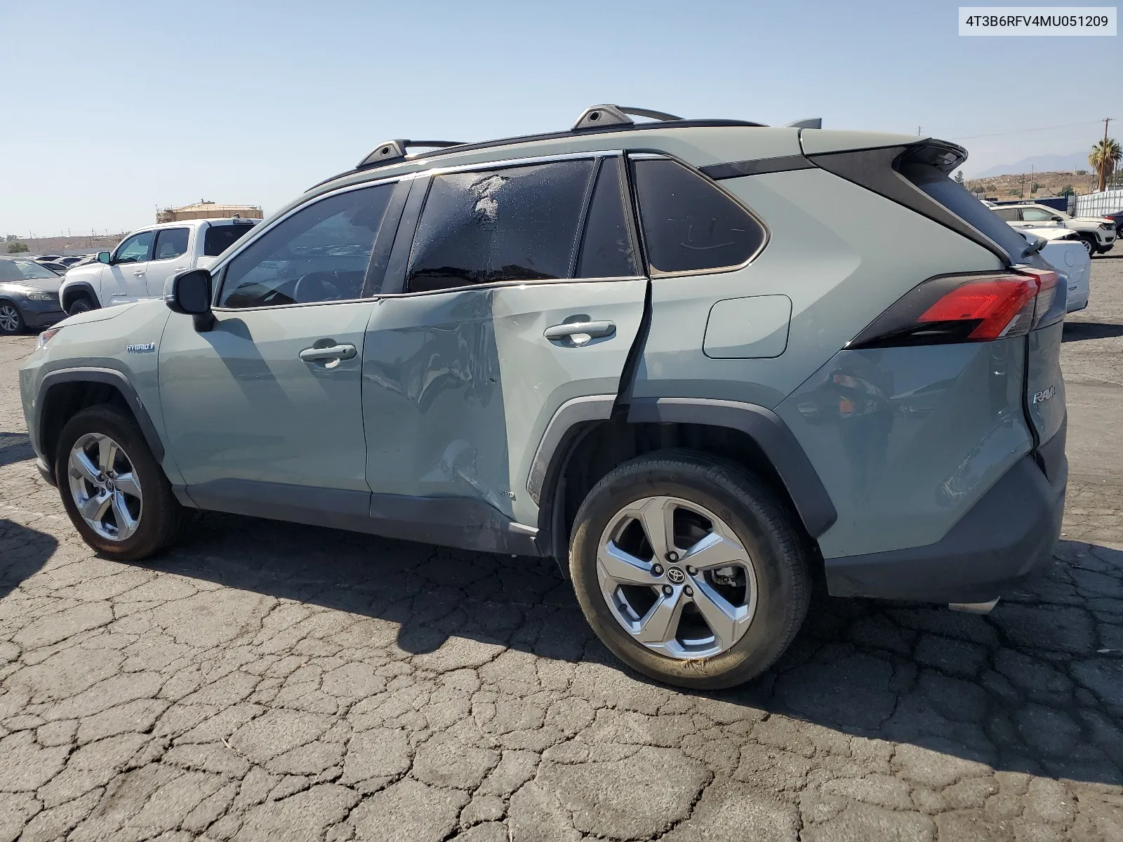 2021 Toyota Rav4 Xle Premium VIN: 4T3B6RFV4MU051209 Lot: 66576174