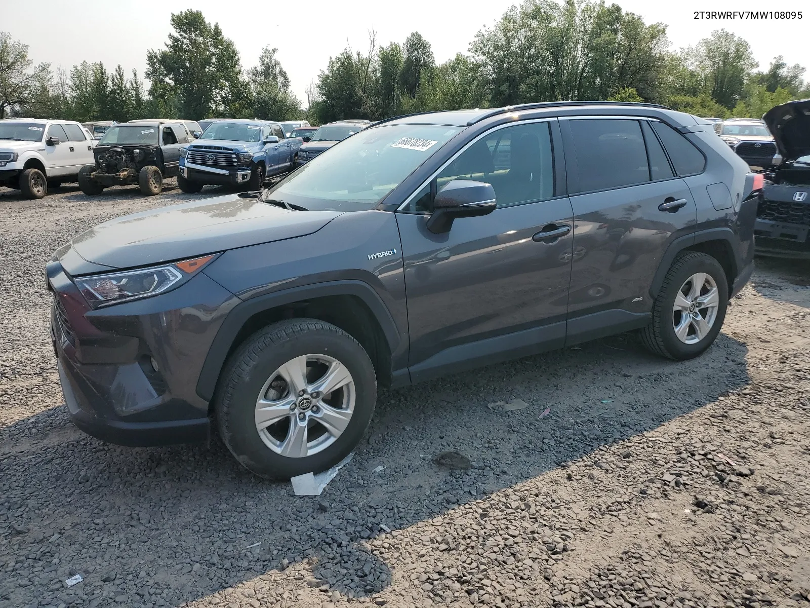 2021 Toyota Rav4 Xle VIN: 2T3RWRFV7MW108095 Lot: 66678234