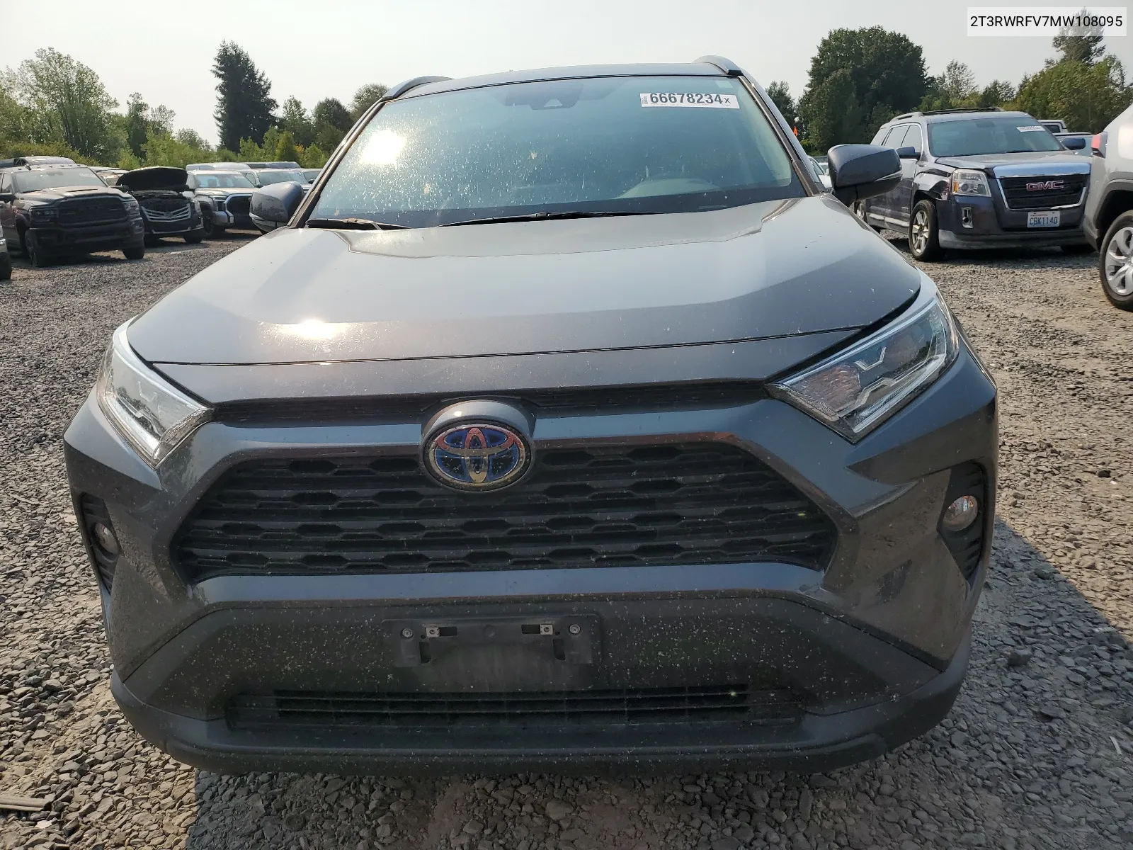 2T3RWRFV7MW108095 2021 Toyota Rav4 Xle