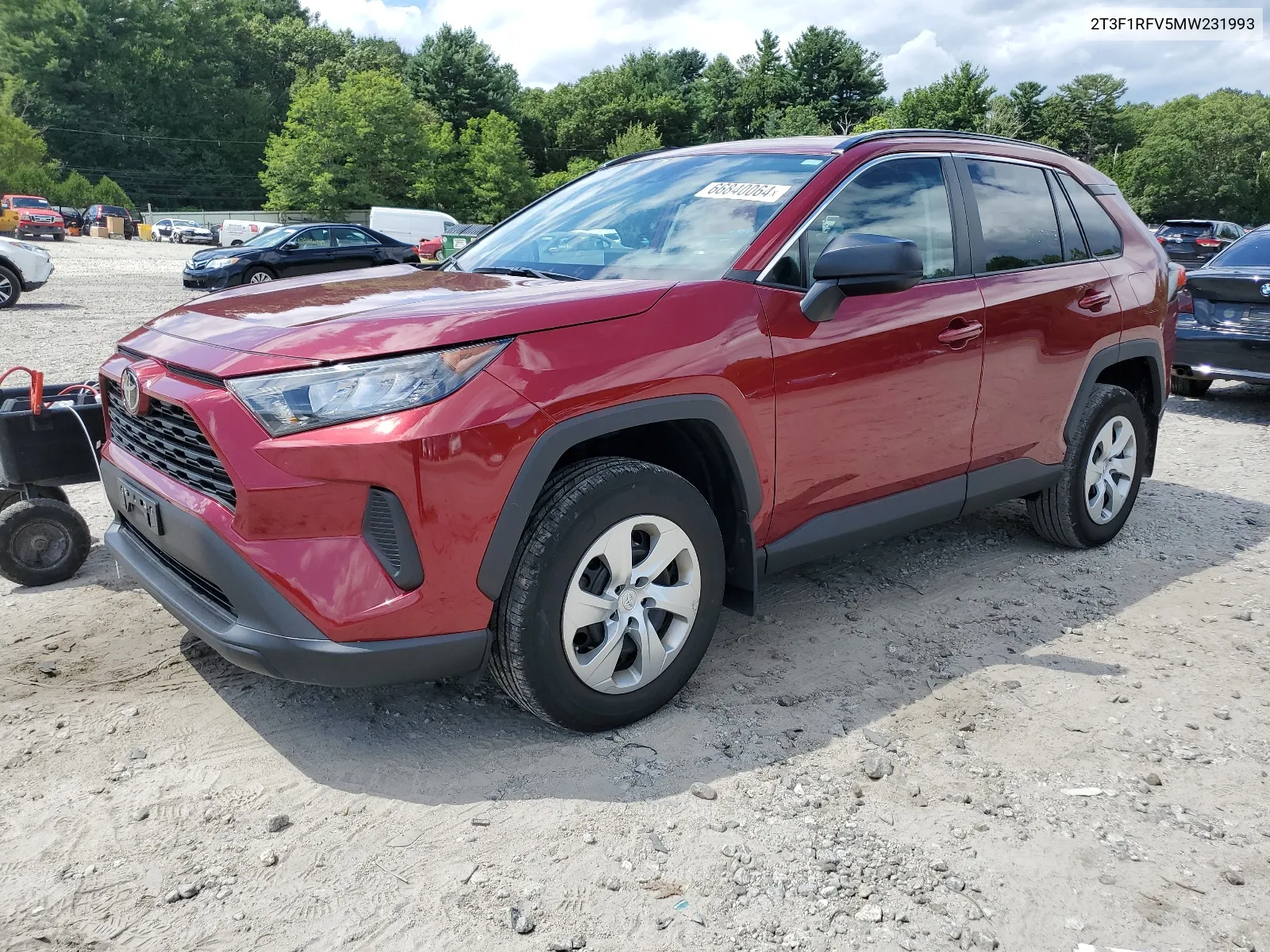 2021 Toyota Rav4 Le VIN: 2T3F1RFV5MW231993 Lot: 66840064