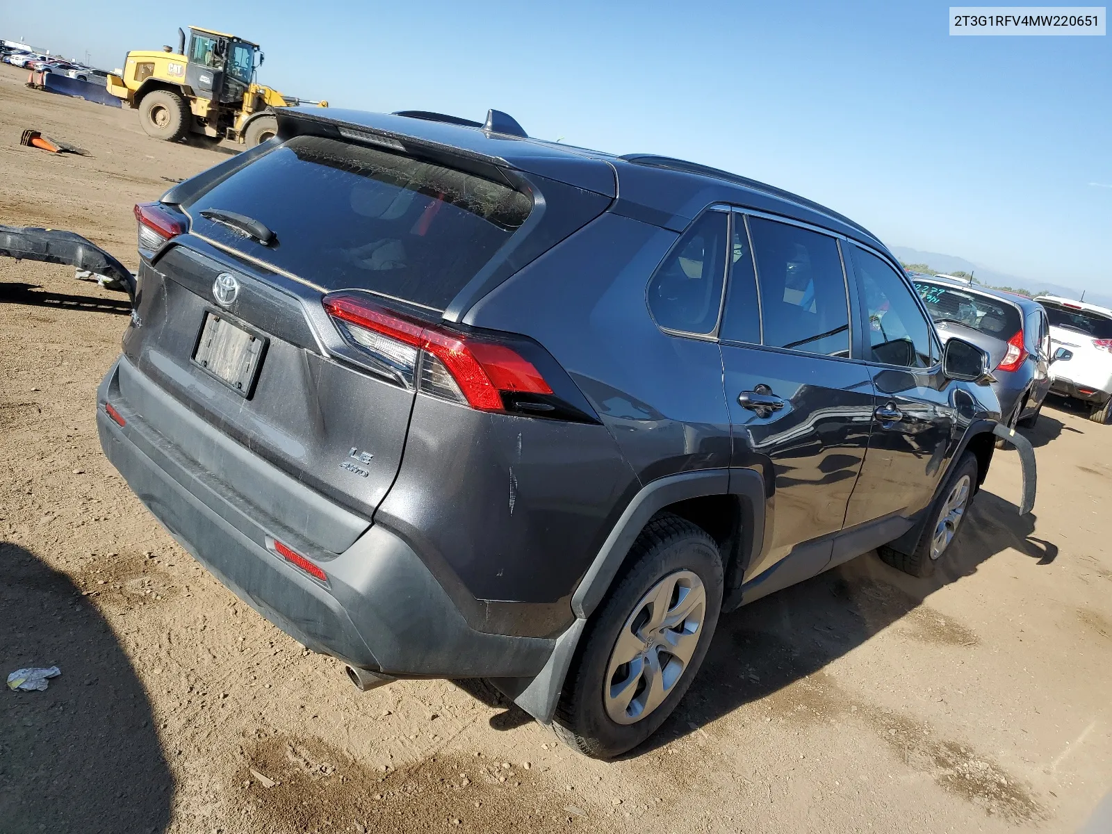 2021 Toyota Rav4 Le VIN: 2T3G1RFV4MW220651 Lot: 67143284