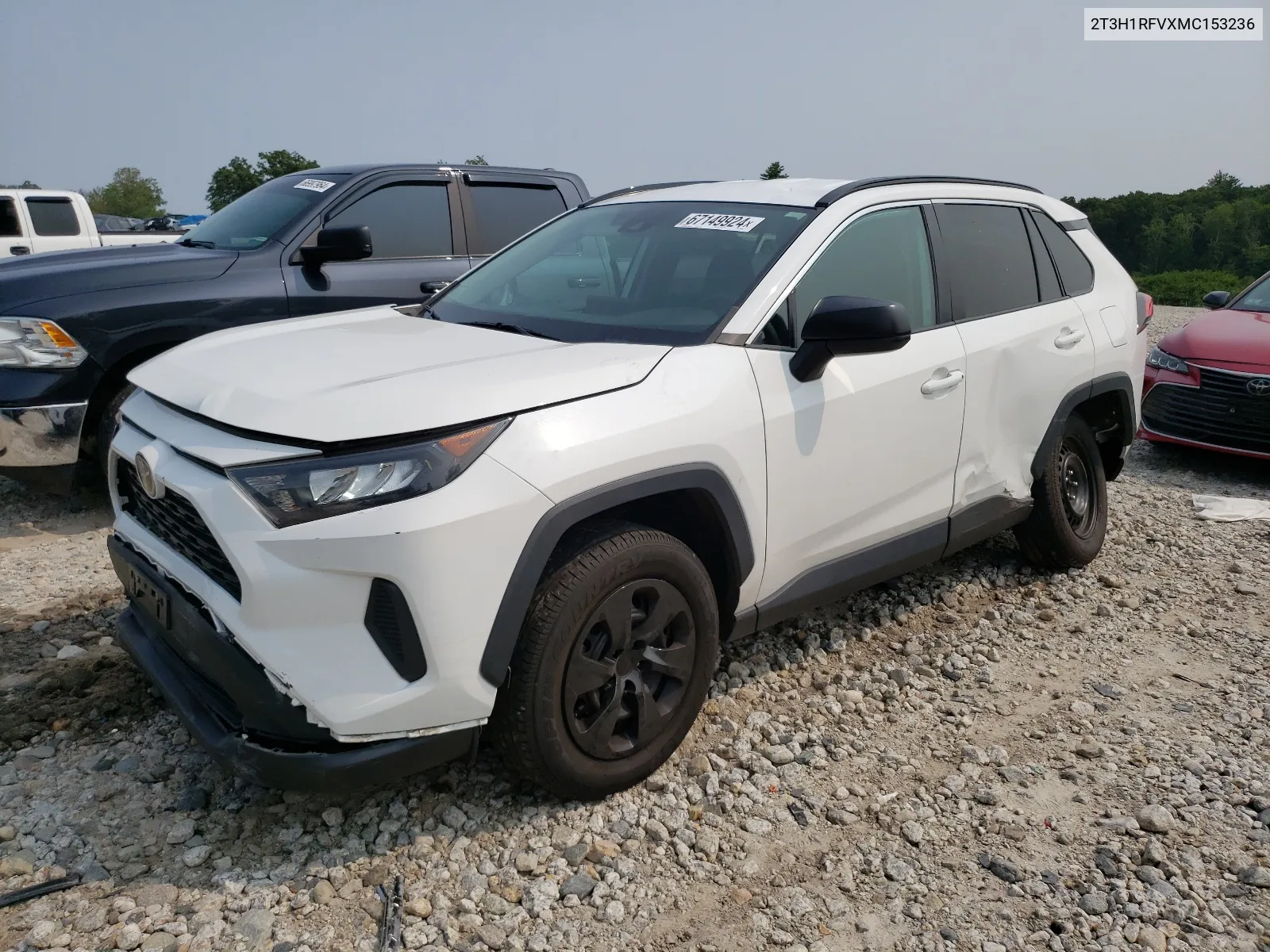 2021 Toyota Rav4 Le VIN: 2T3H1RFVXMC153236 Lot: 67149924