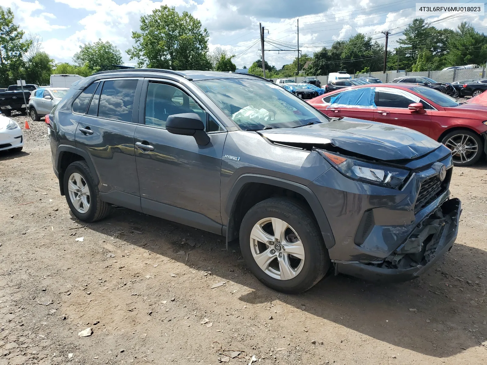 4T3L6RFV6MU018023 2021 Toyota Rav4 Le