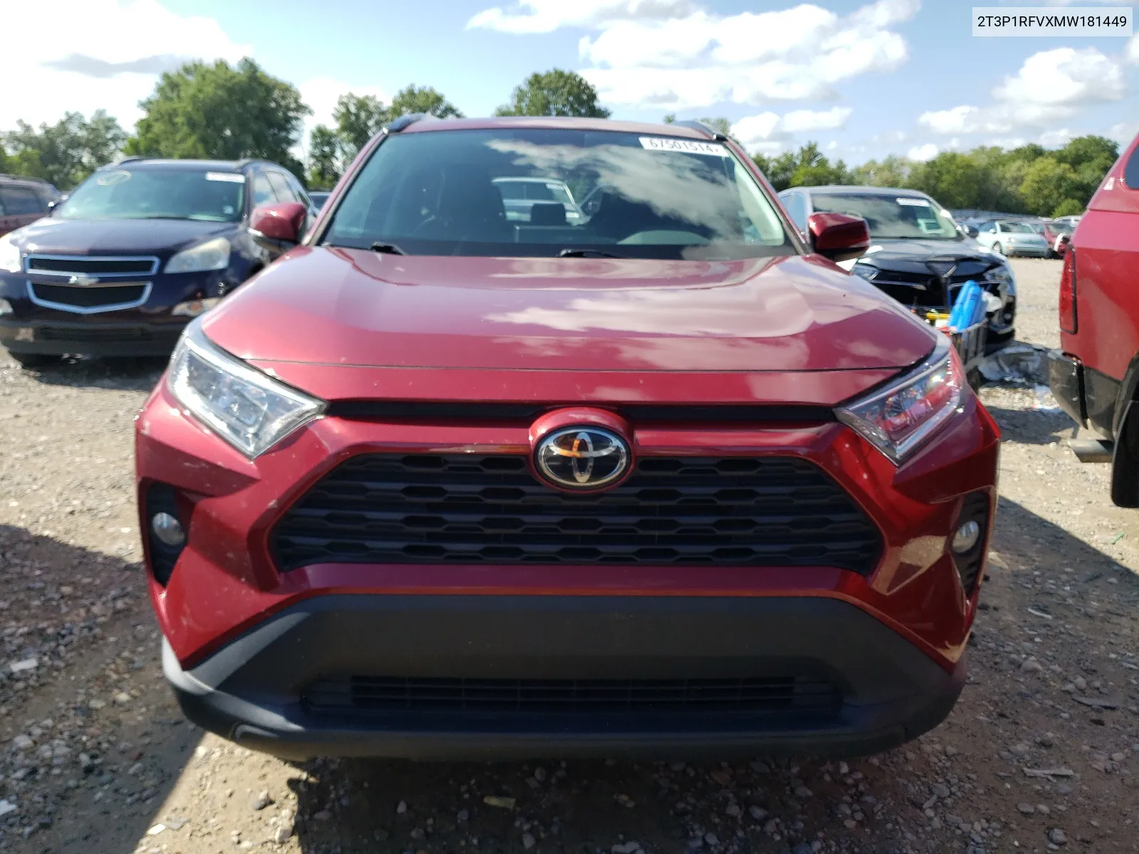 2021 Toyota Rav4 Xle VIN: 2T3P1RFVXMW181449 Lot: 67501514