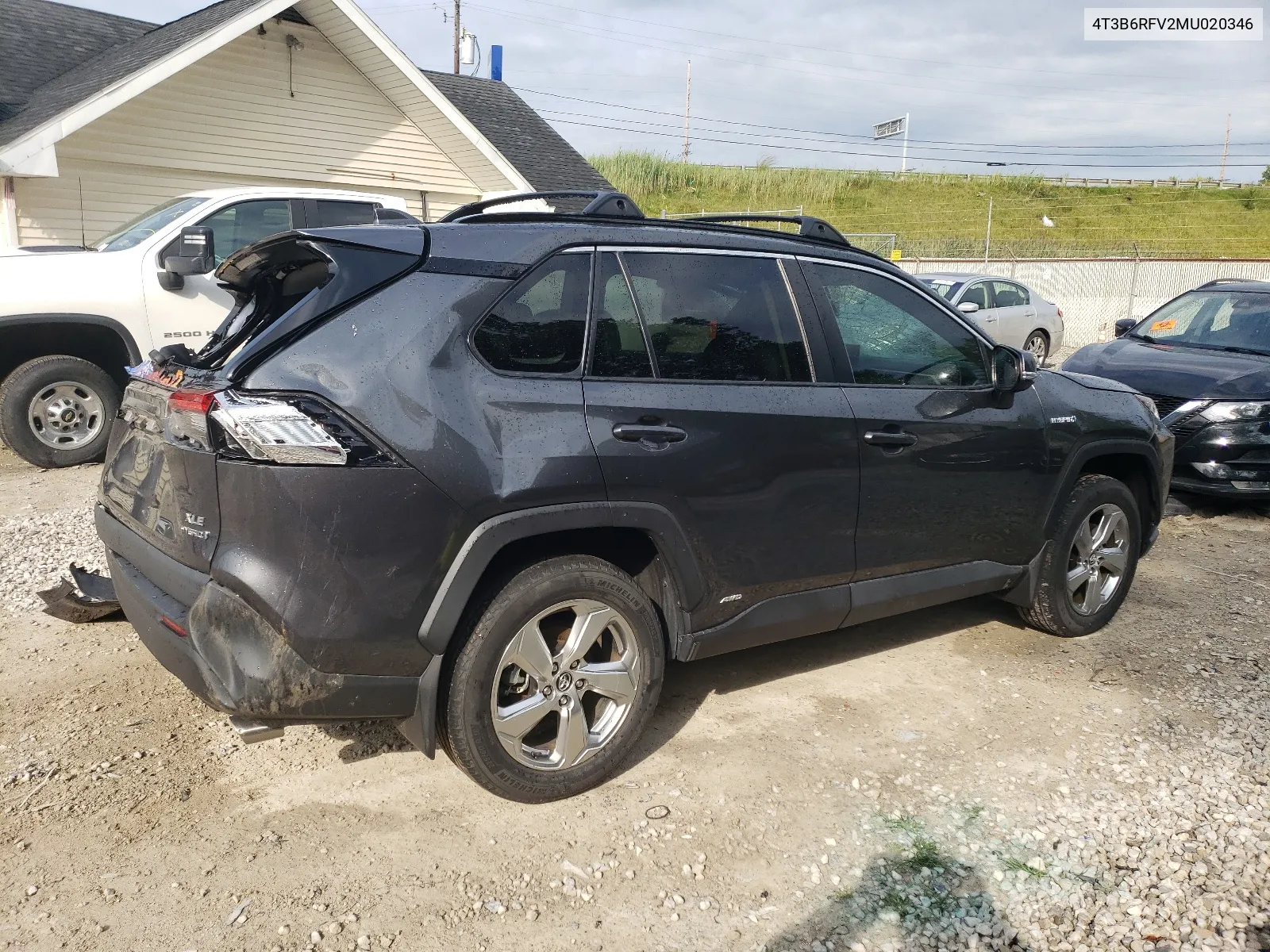 2021 Toyota Rav4 Xle Premium VIN: 4T3B6RFV2MU020346 Lot: 67573494