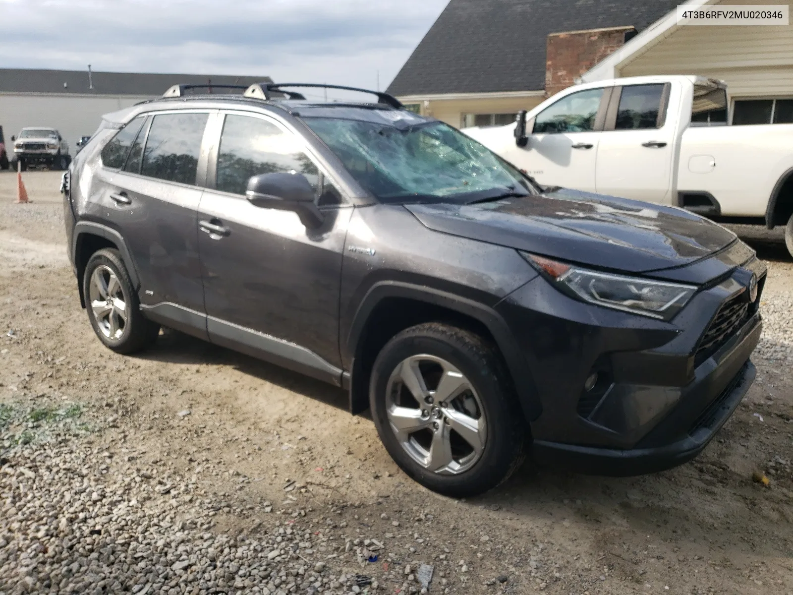 2021 Toyota Rav4 Xle Premium VIN: 4T3B6RFV2MU020346 Lot: 67573494