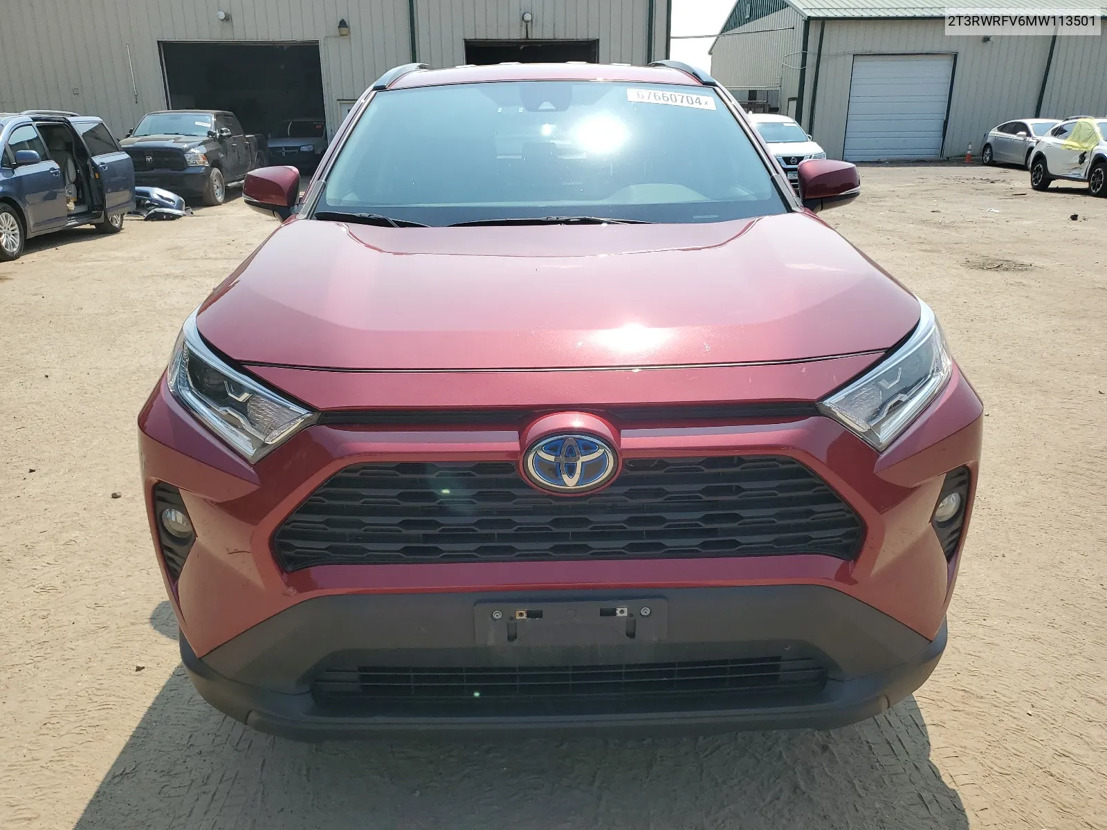 2021 Toyota Rav4 Xle VIN: 2T3RWRFV6MW113501 Lot: 67660704