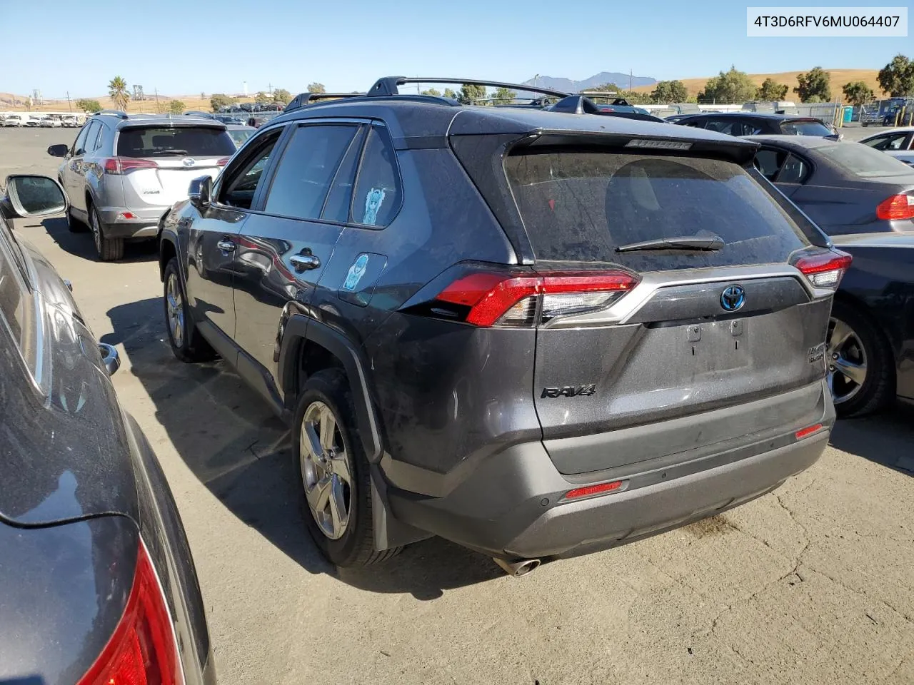 2021 Toyota Rav4 Limited VIN: 4T3D6RFV6MU064407 Lot: 67715944