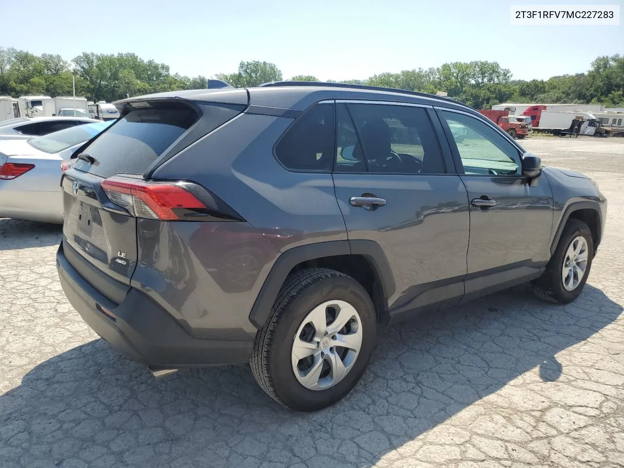 2T3F1RFV7MC227283 2021 Toyota Rav4 Le