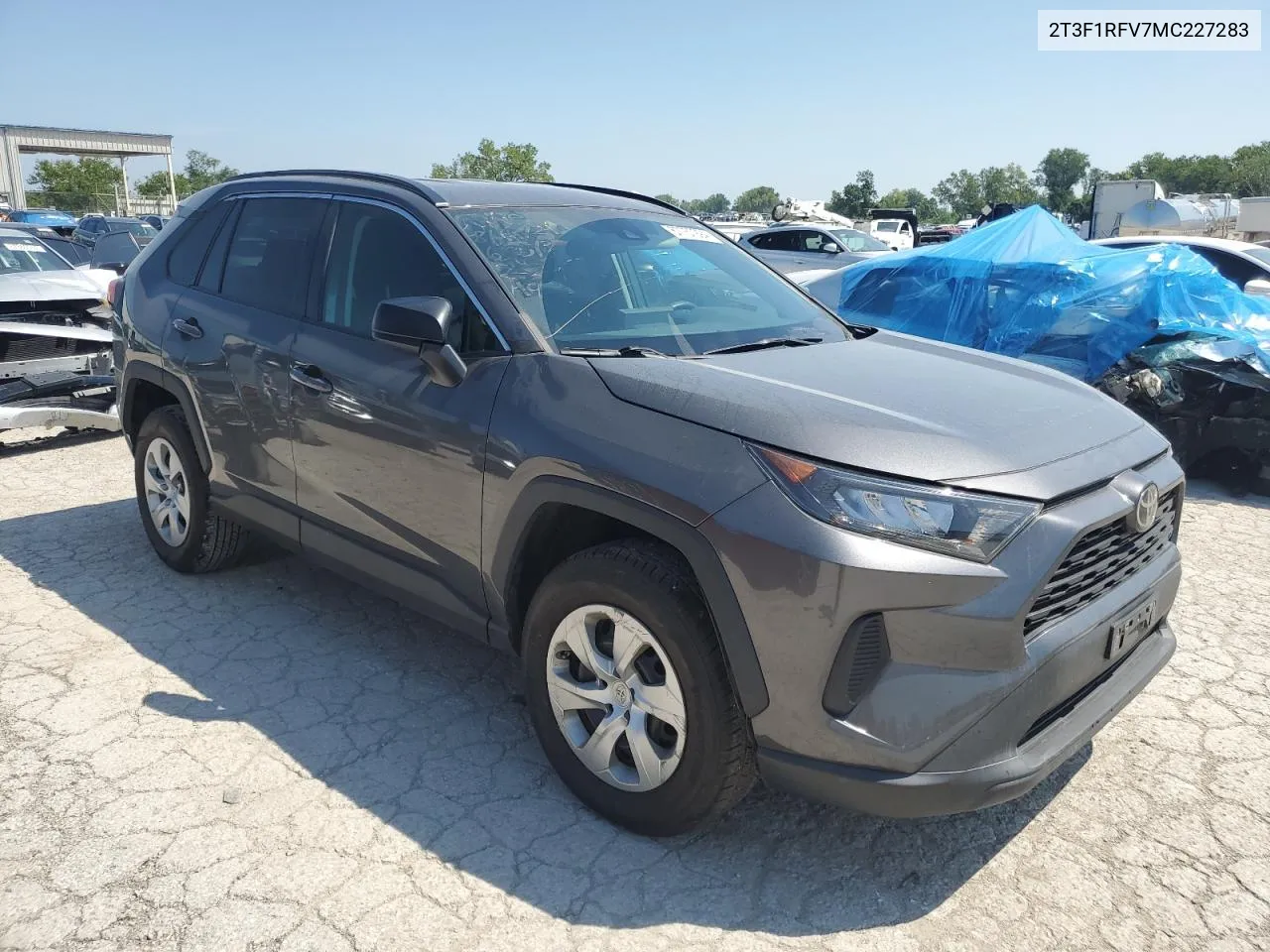 2021 Toyota Rav4 Le VIN: 2T3F1RFV7MC227283 Lot: 67757994