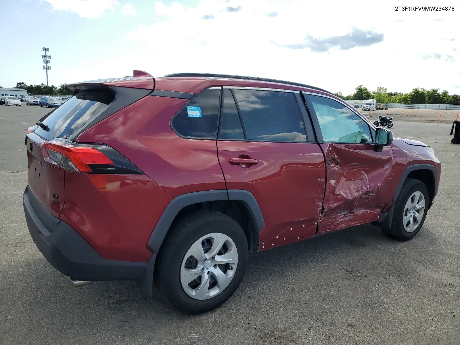 2021 Toyota Rav4 Le VIN: 2T3F1RFV9MW234878 Lot: 67883784