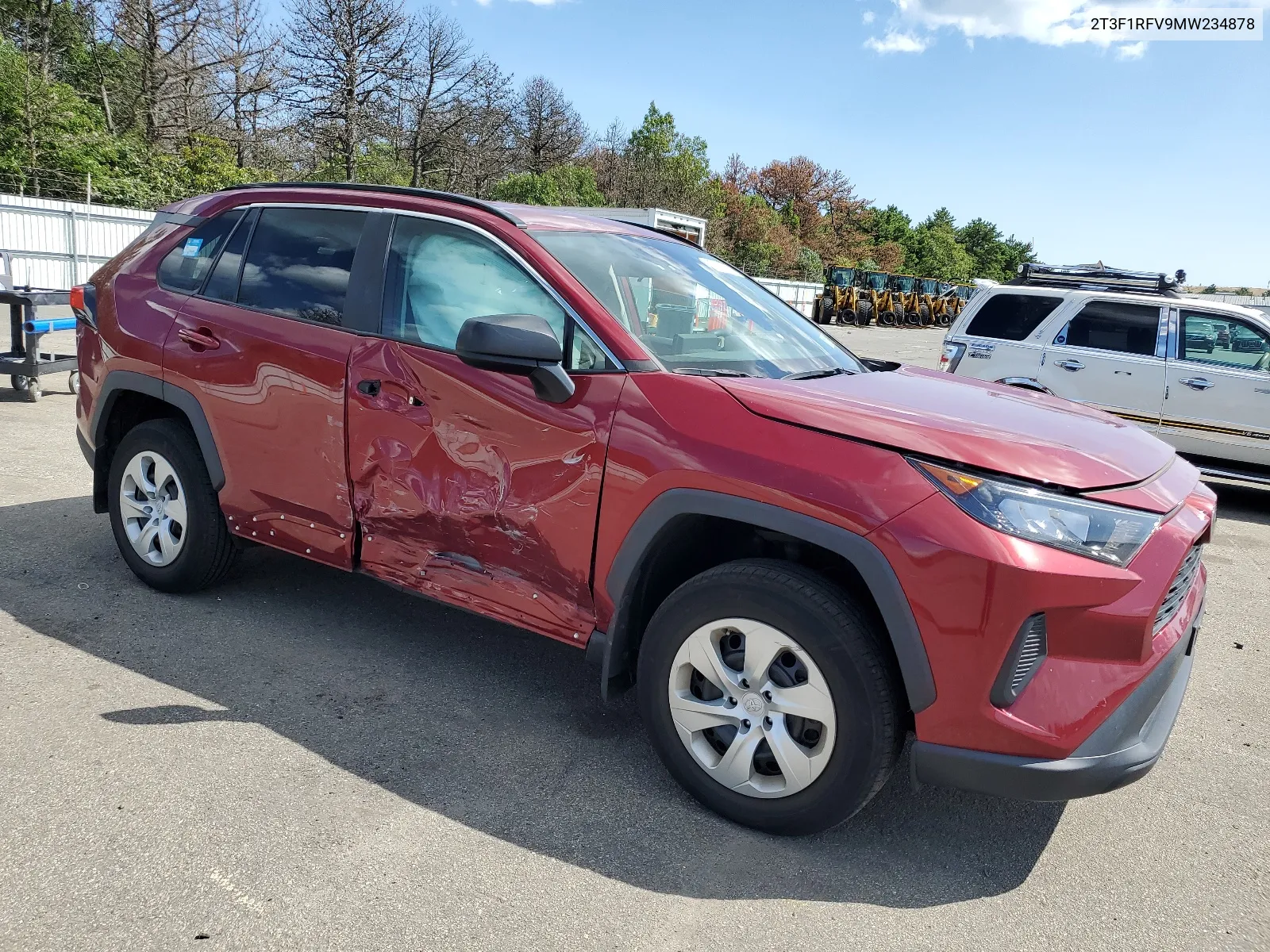 2T3F1RFV9MW234878 2021 Toyota Rav4 Le