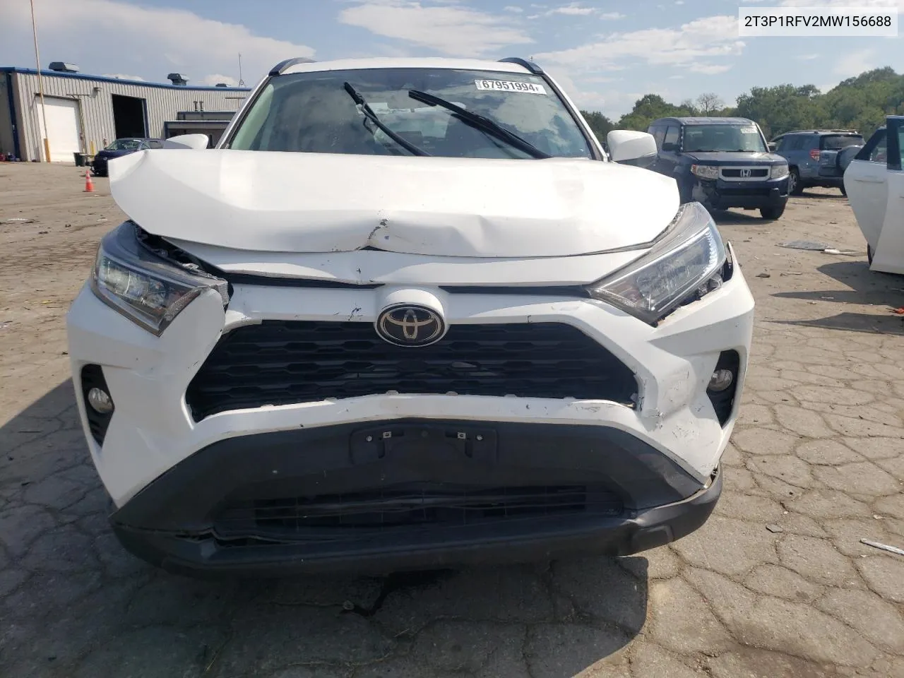 2021 Toyota Rav4 Xle VIN: 2T3P1RFV2MW156688 Lot: 67951994