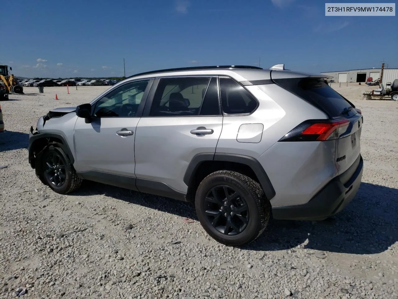 2T3H1RFV9MW174478 2021 Toyota Rav4 Le