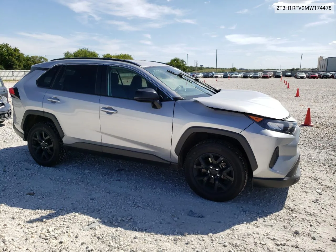 2021 Toyota Rav4 Le VIN: 2T3H1RFV9MW174478 Lot: 68028534