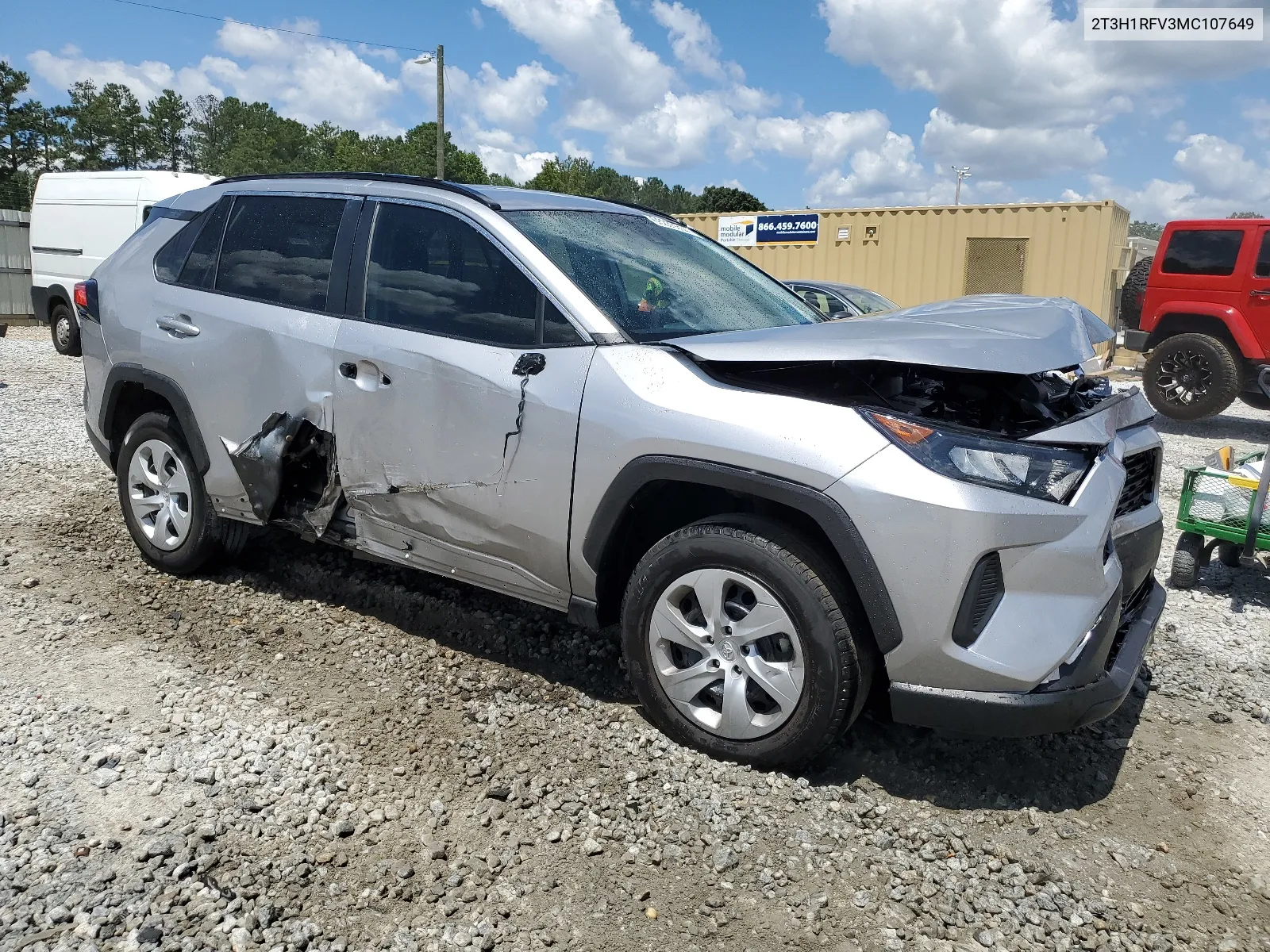 2021 Toyota Rav4 Le VIN: 2T3H1RFV3MC107649 Lot: 68233614