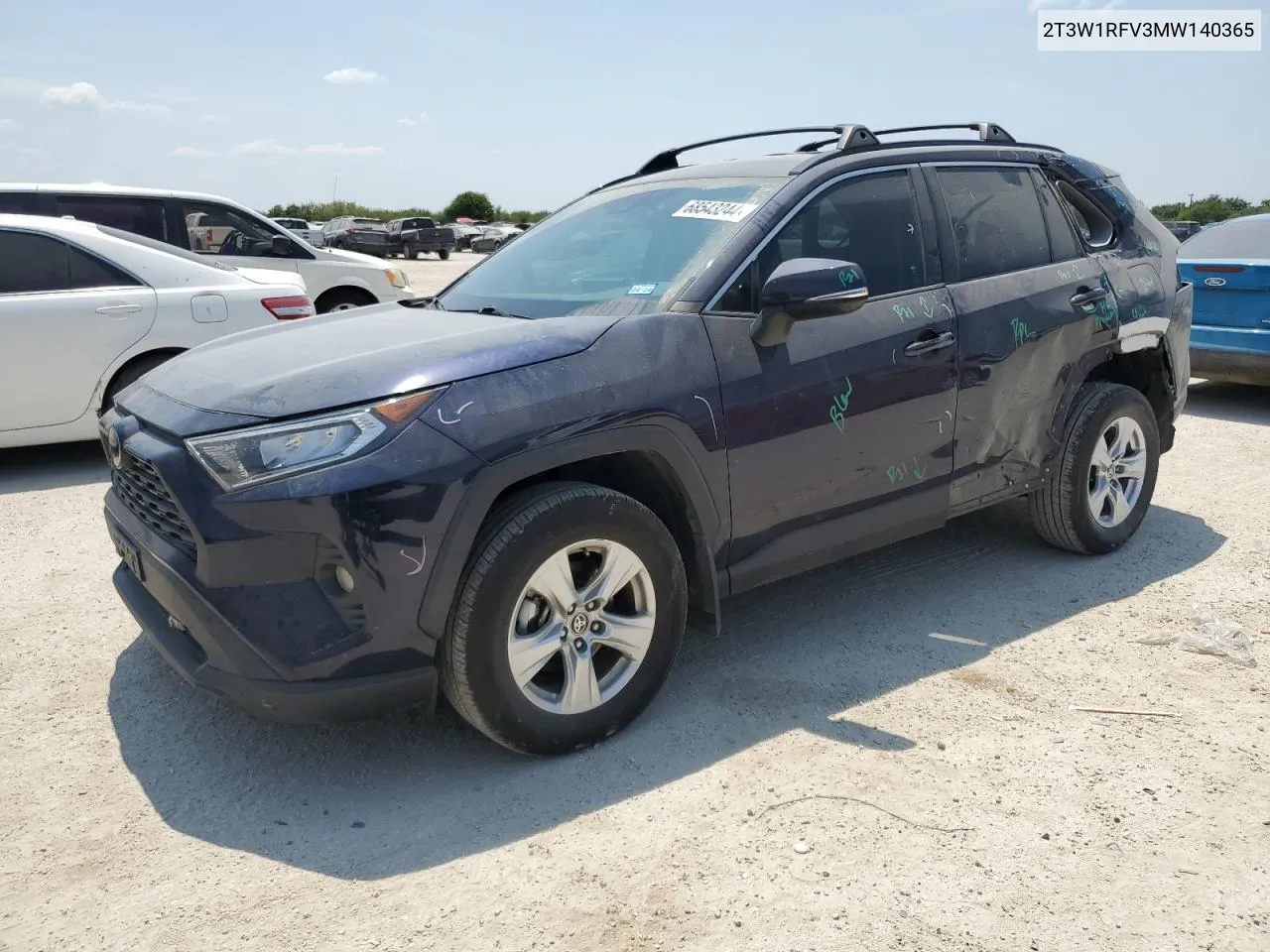 2021 Toyota Rav4 Xle VIN: 2T3W1RFV3MW140365 Lot: 68543244