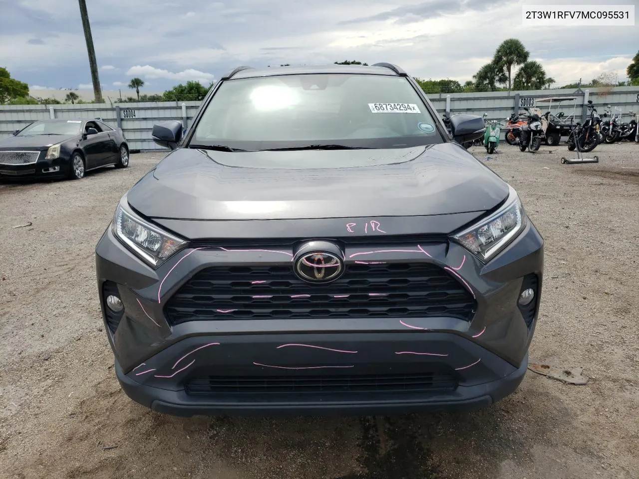 2021 Toyota Rav4 Xle VIN: 2T3W1RFV7MC095531 Lot: 68734294