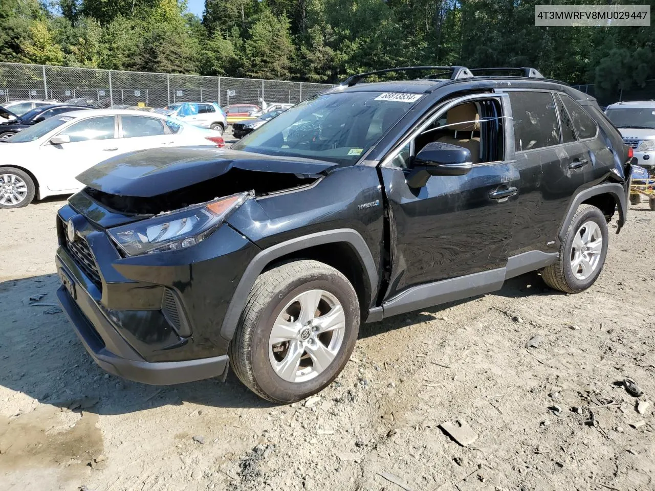 2021 Toyota Rav4 Le VIN: 4T3MWRFV8MU029447 Lot: 68813834