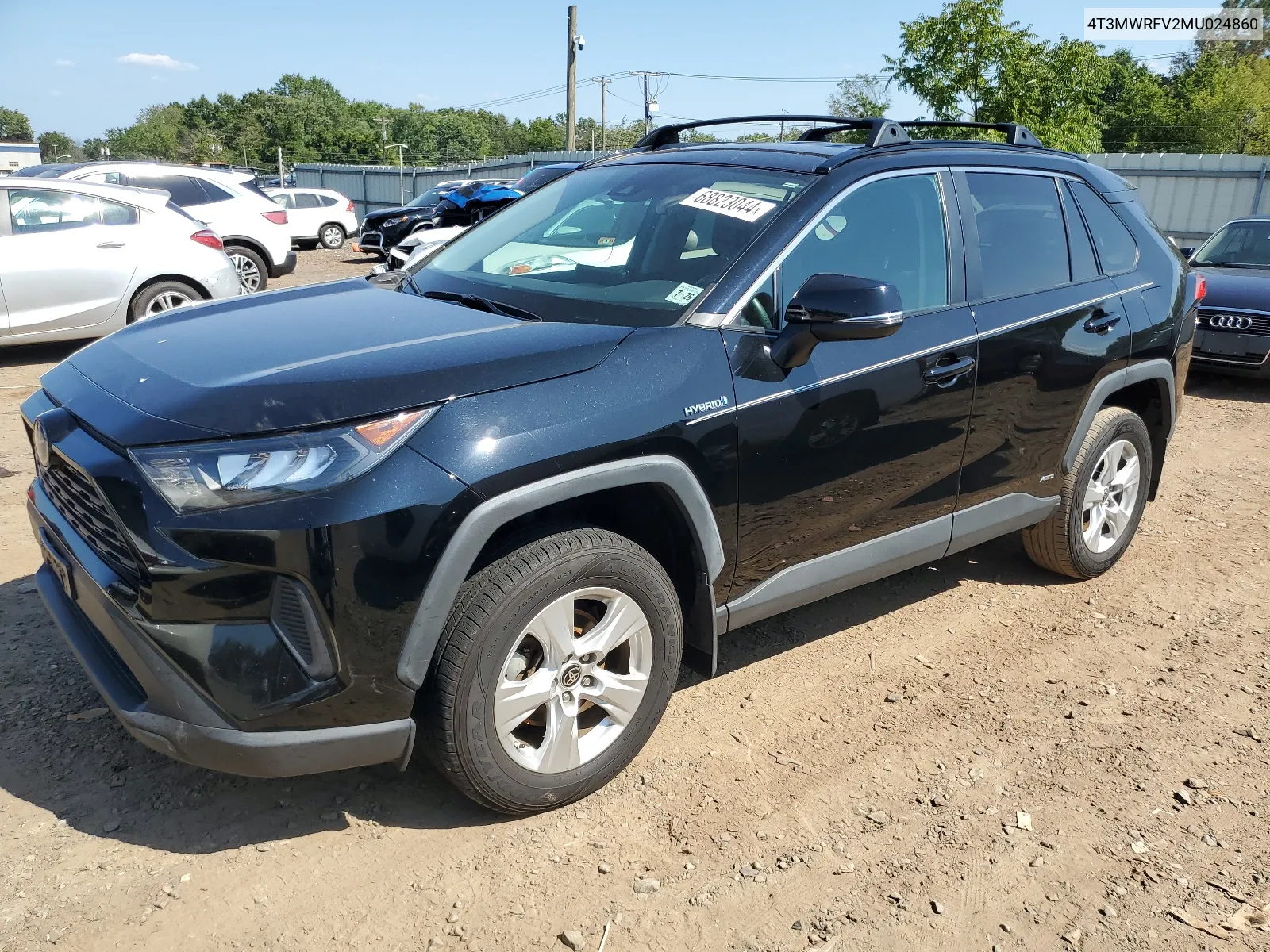 2021 Toyota Rav4 Le VIN: 4T3MWRFV2MU024860 Lot: 68823044