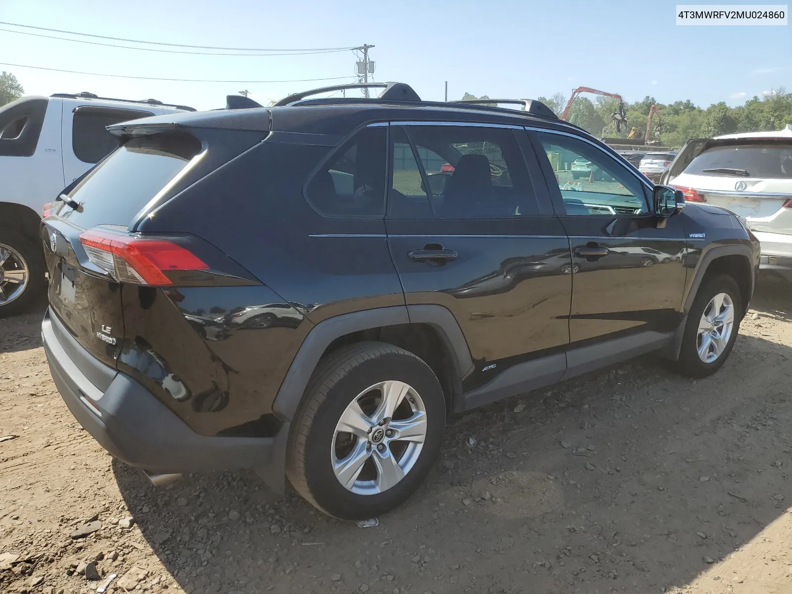 4T3MWRFV2MU024860 2021 Toyota Rav4 Le